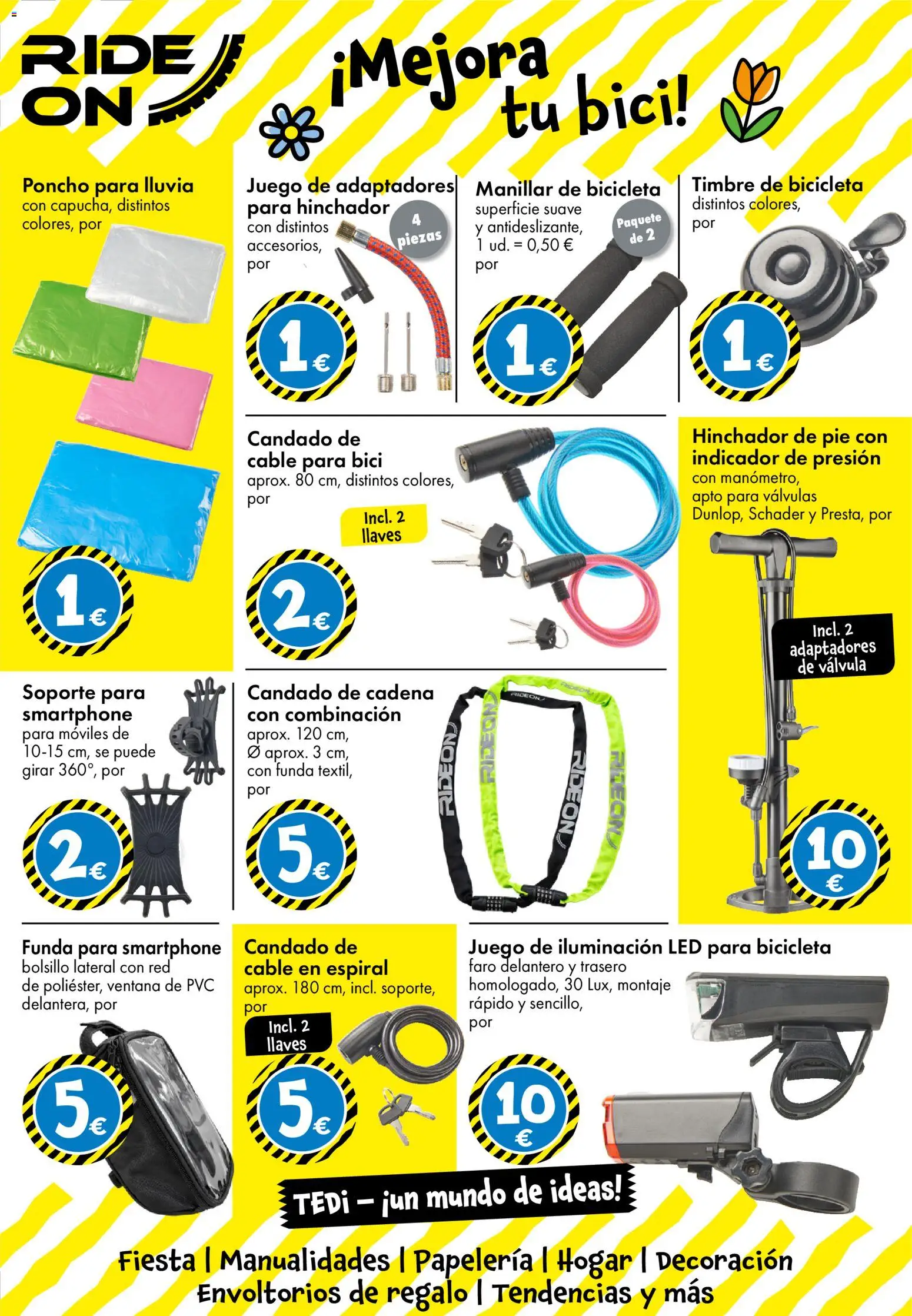 TEDi folleto │ válido desde el 06.03.2026 | Página: 19 | Productos: Bicicleta, Smartphone, Cable, Funda