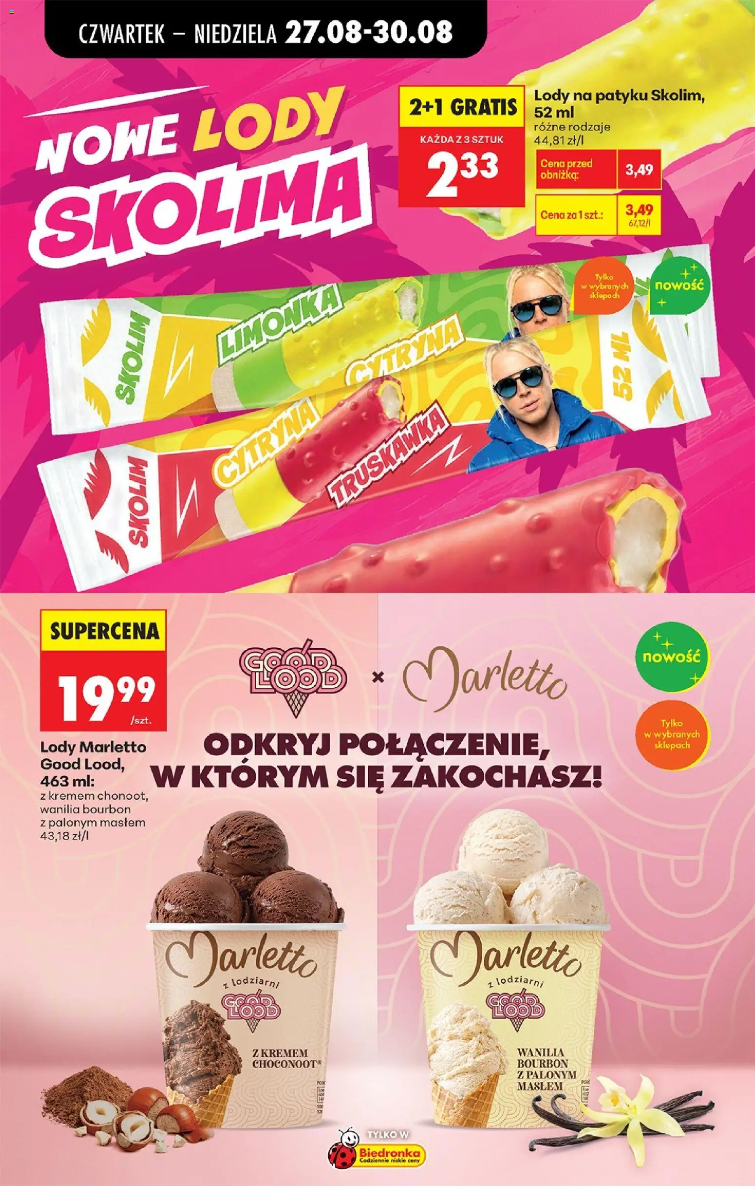 Biedronka Polsko leták - Codziennie niskie ceny od 27.08.2026 | Strana: 28 | Produkty: Bourbon
