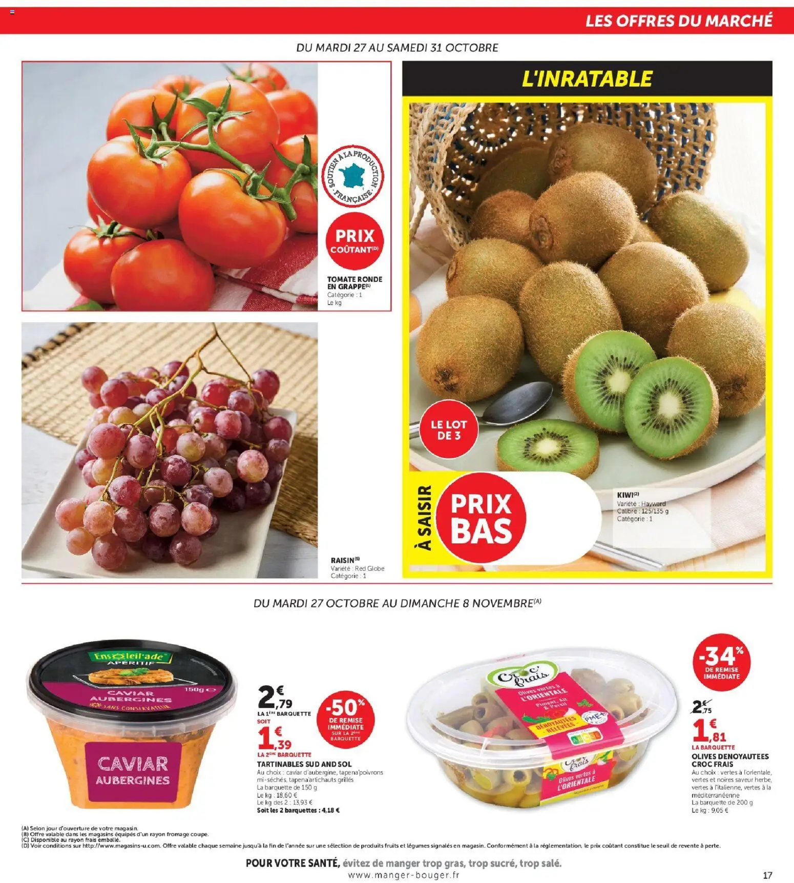 {H1} | Page: 17 | Produits: Apéritif, Tomate, Caviar, Aubergines