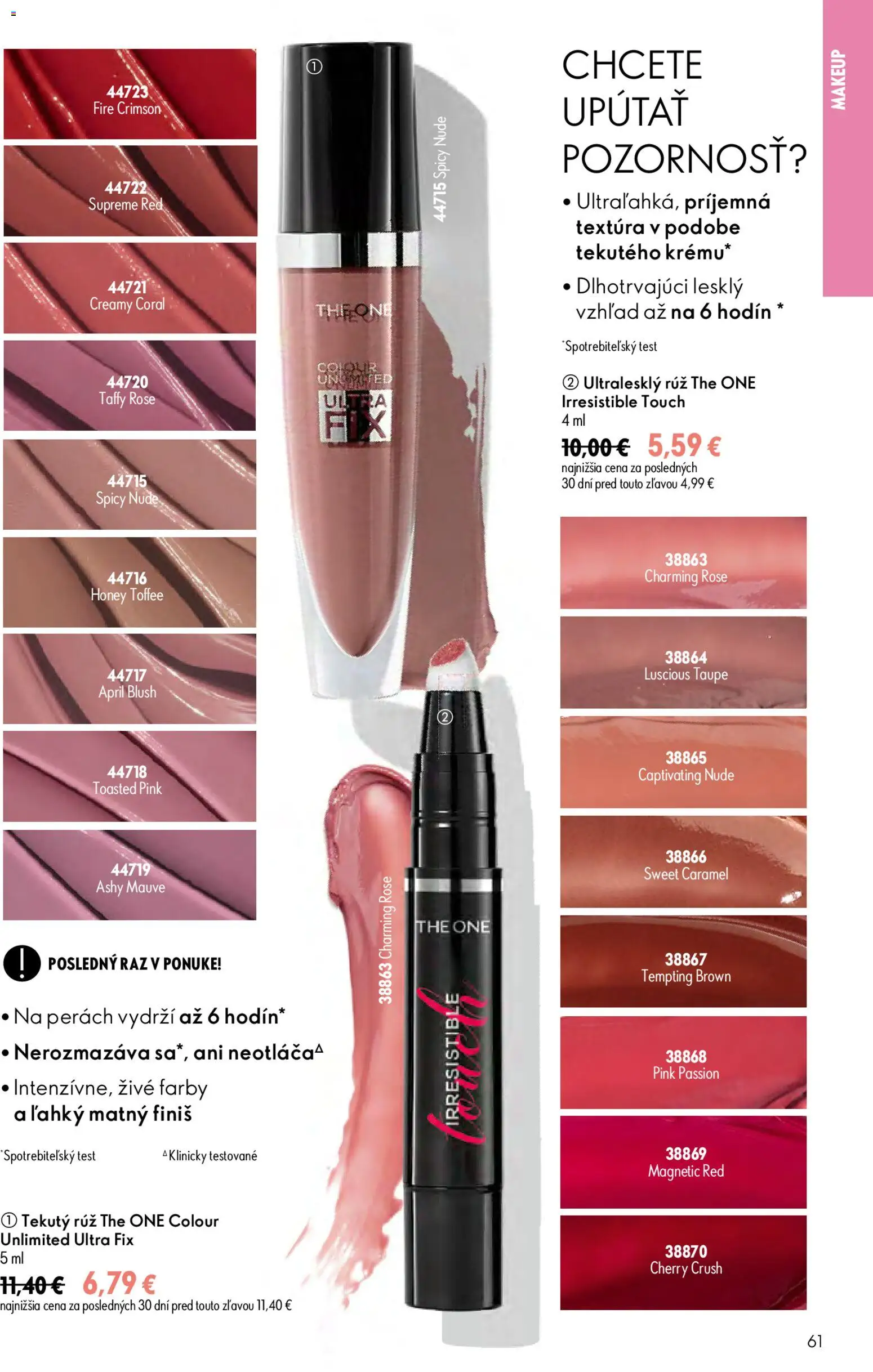 Nové Oriflame akcie – leták je platný od 17.06.2026 | Strana: 61