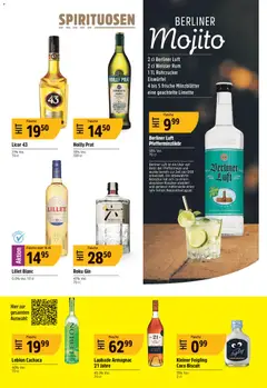 TopCC aktionen ab 14.09.2026 gültig | Seite: 19 | Produkte: Weißer Rum, Likör, Gin, Limette