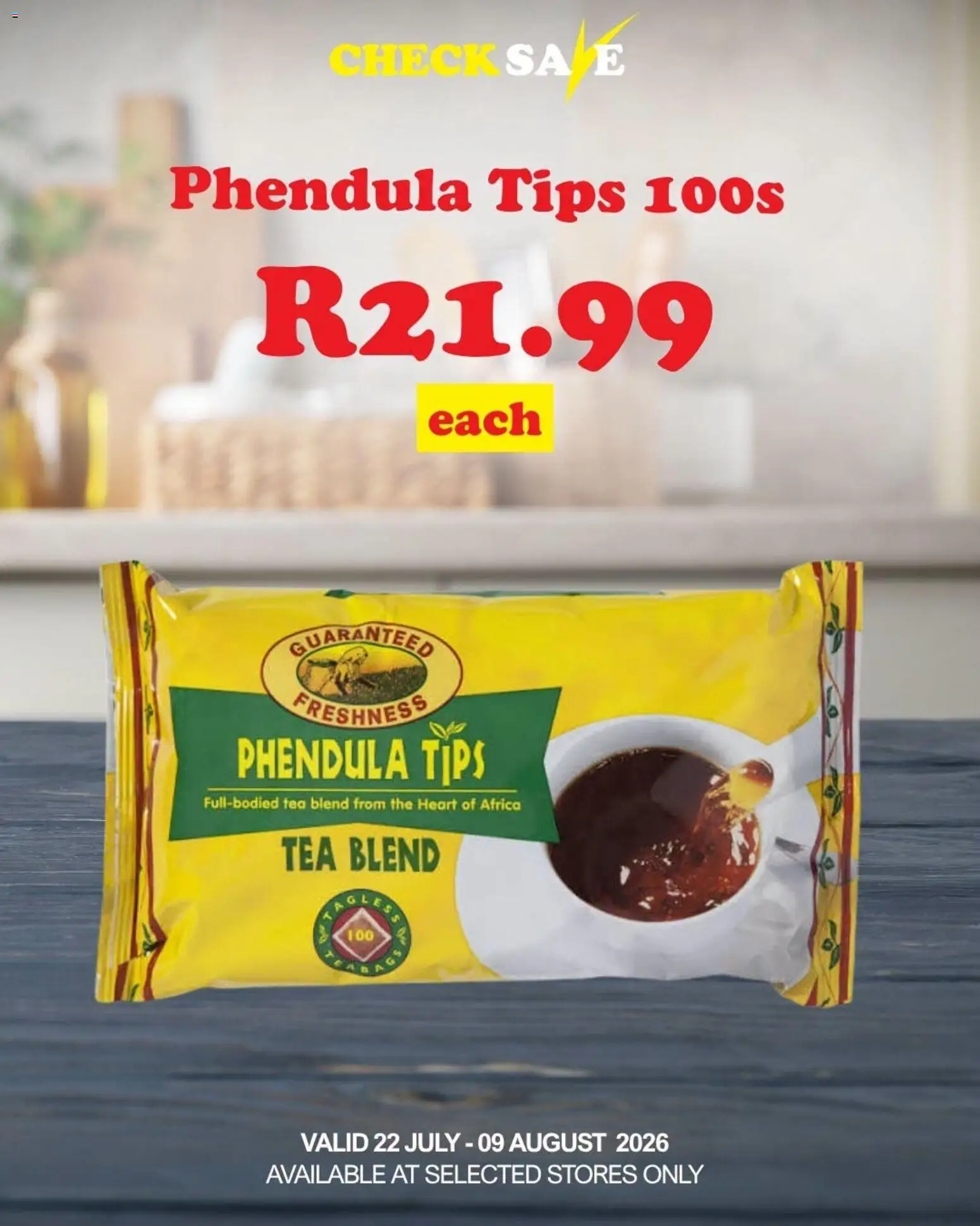 New Check Save catalogue – valid from 23/07/2026 | Page: 6 | Products: Tea