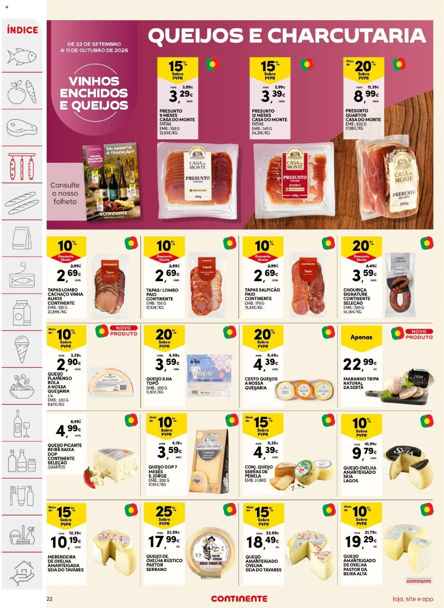 Continente Folheto │ válido de 22/09/2026 | Página: 22