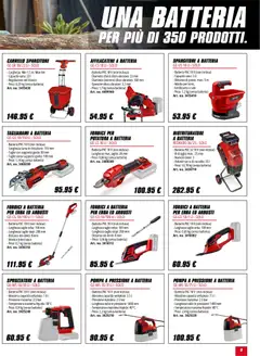 Anteprima del volantino Volantino Einhell	 valido a partire dal 02.02.2026 | Pagina: 9 | Prodotti: Tubo, Forbice, Disco, Batteria