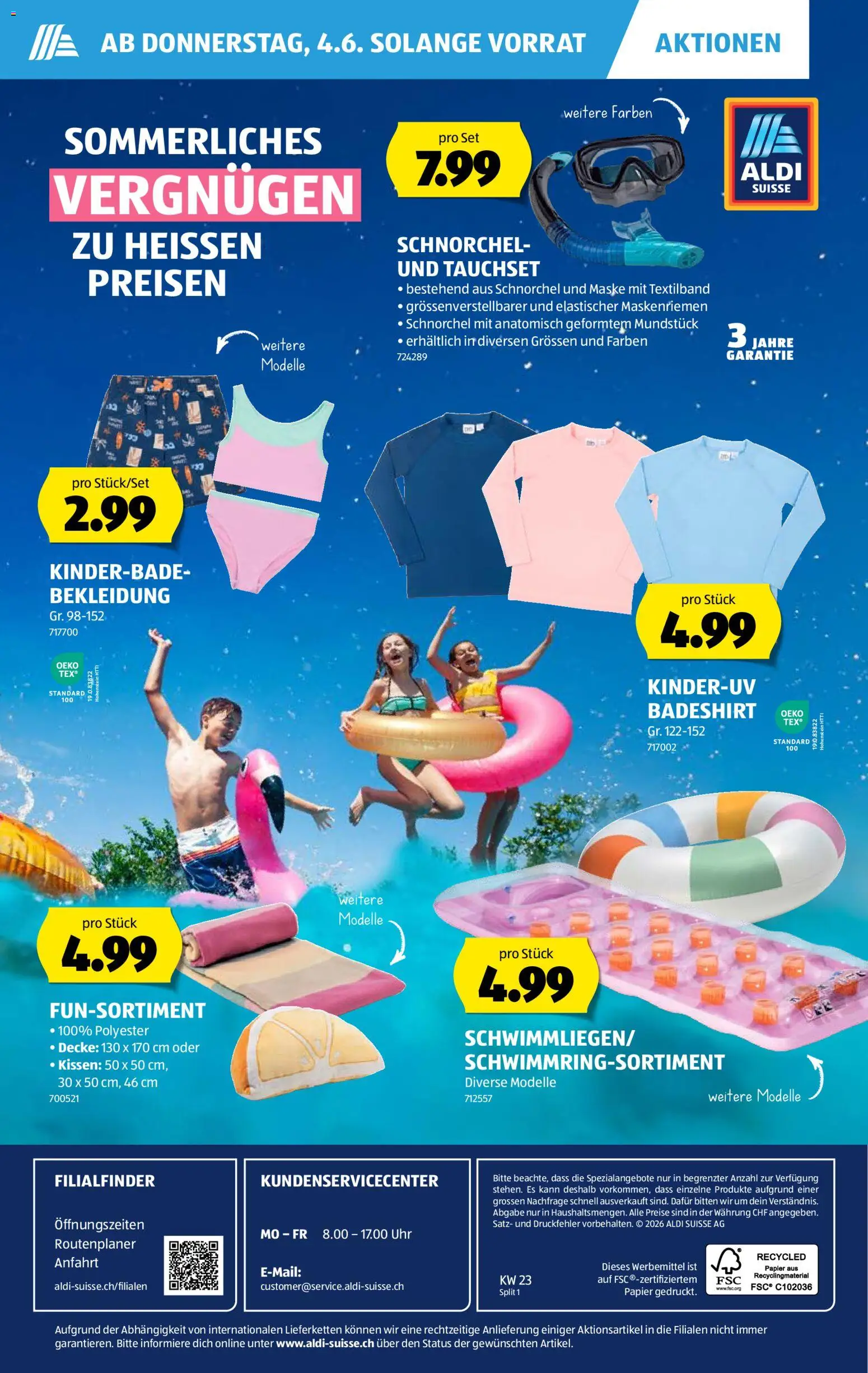 Aldi aktionen – gültig ab 04.06.2026 | Seite: 36 | Produkte: Kissen, Decke, Bekleidung, Uhr