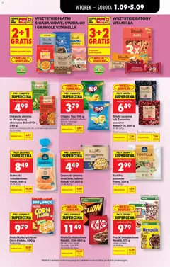 Pogląd oferty "Chipsy Top, 150 g, papryka, zielona cebulka, solone, fromage" - ważna od 01.09.2026 | Strona: 59