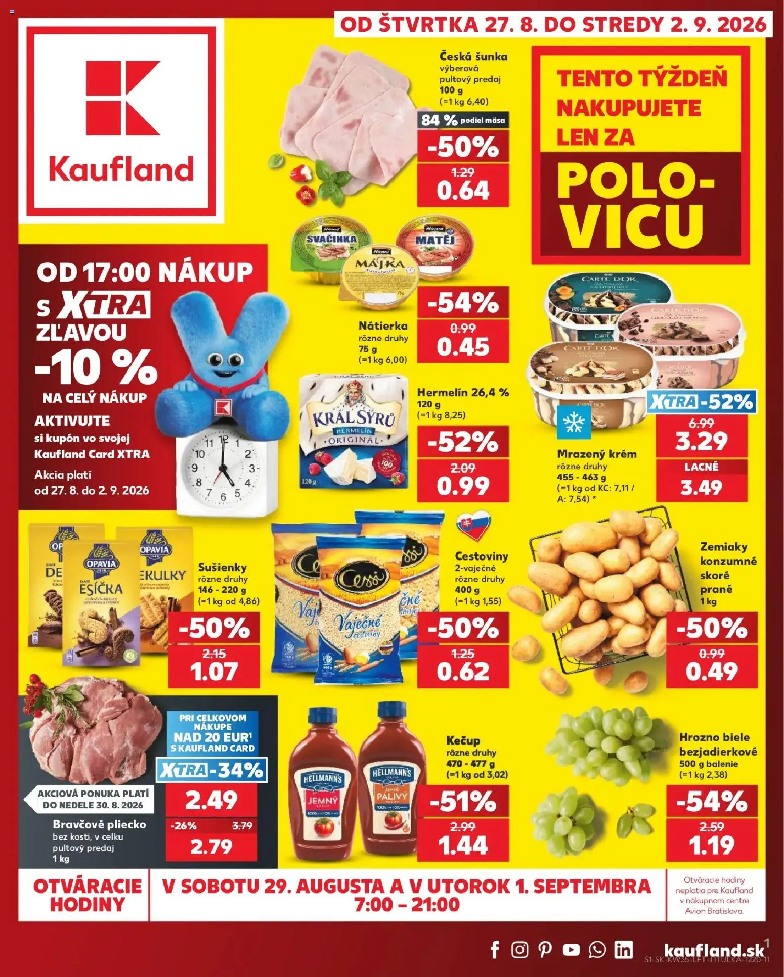 Nové Kaufland akcie – leták je platný od 27.08.2026 | Strana: 1
