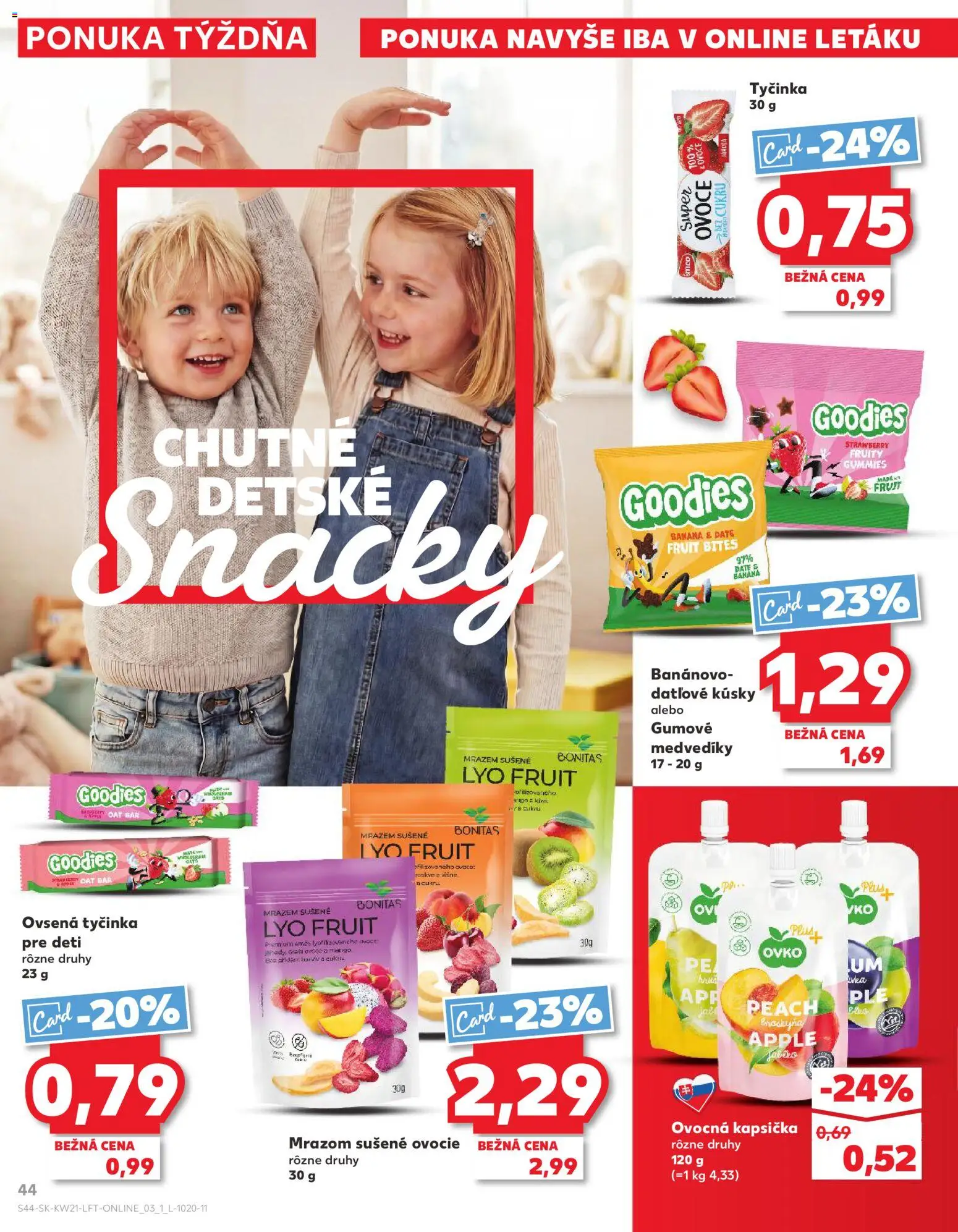 Kaufland SK akciós ujság - amely érvényes a következő dátumtól: 21.05.2026 | Oldal: 44