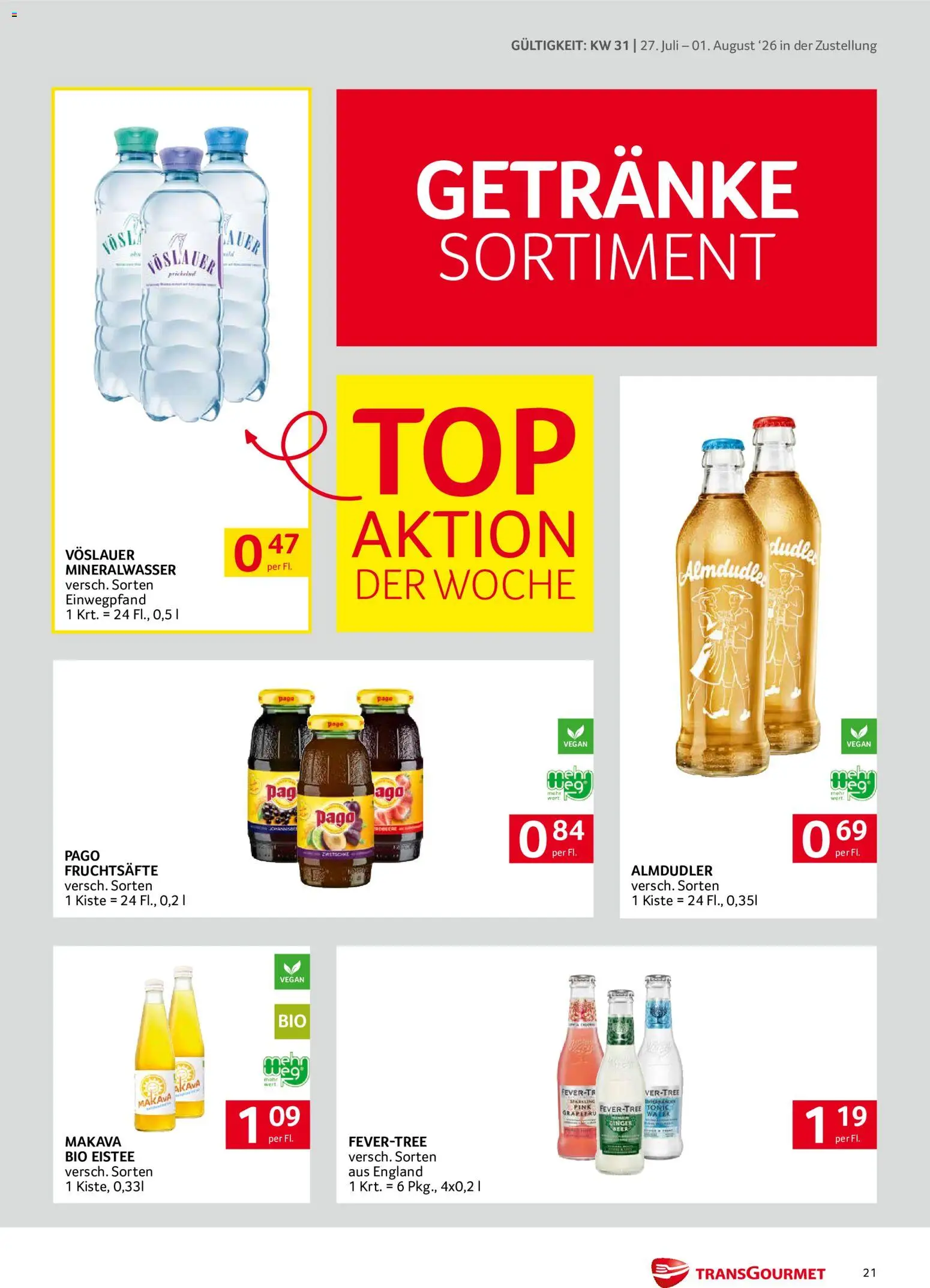 Transgourmet Zustellaktion gültig ab 27.07.2026 | Seite: 21