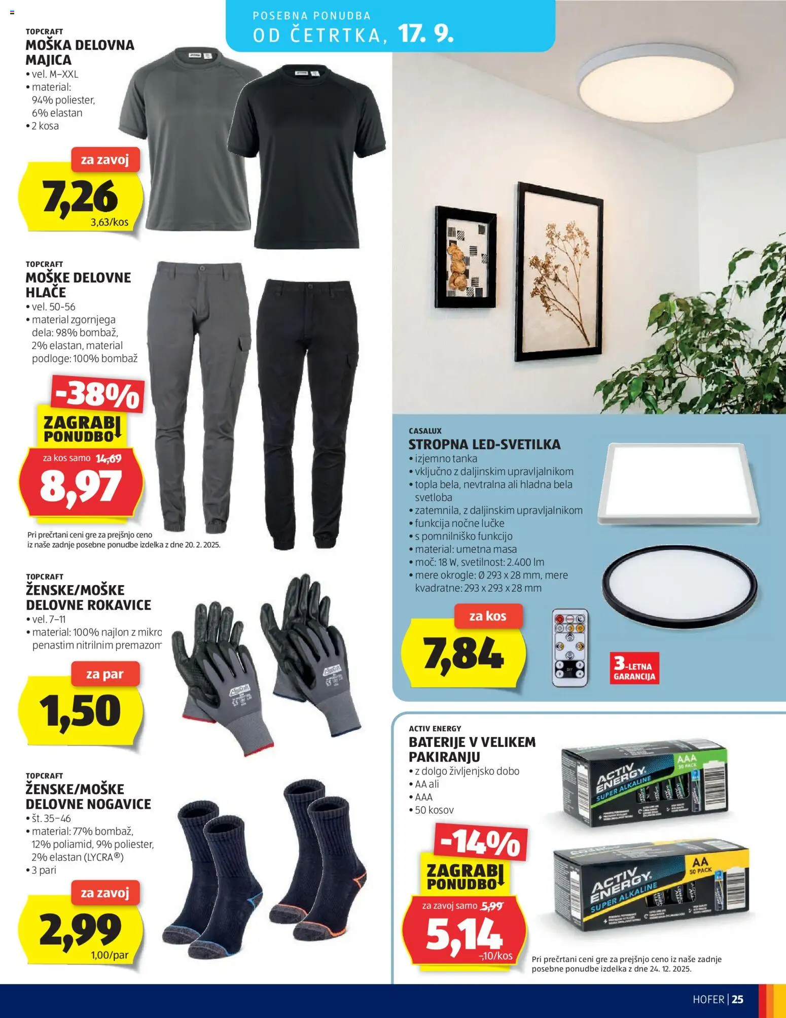 Novi Hofer katalog ponudbe – veljaven od 09.09.2026 | Stran: 25