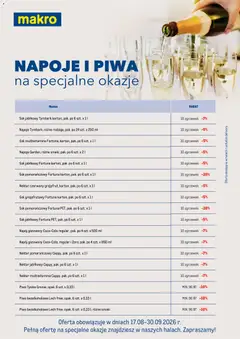Pogląd oferty "Makro gazetka - Oferta weselna" - ważna od 17.08.2026