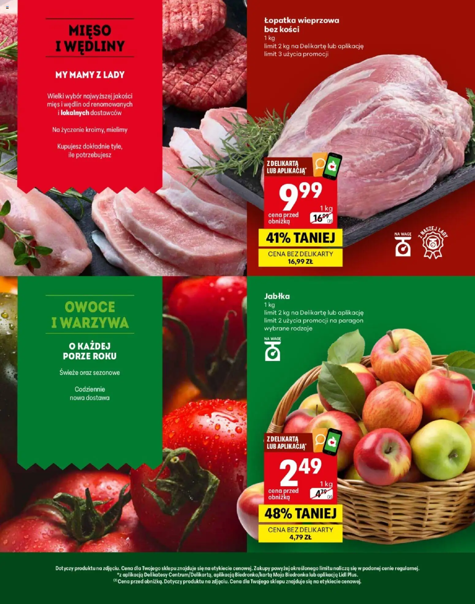 Delikatesy Centrum gazetka - Janowiec Kościelny Otwarcie od 16.04.2026 | Strona: 2 | Produkty: Delikatesy, Łopatka wieprzowa, Wędliny, Warzywa