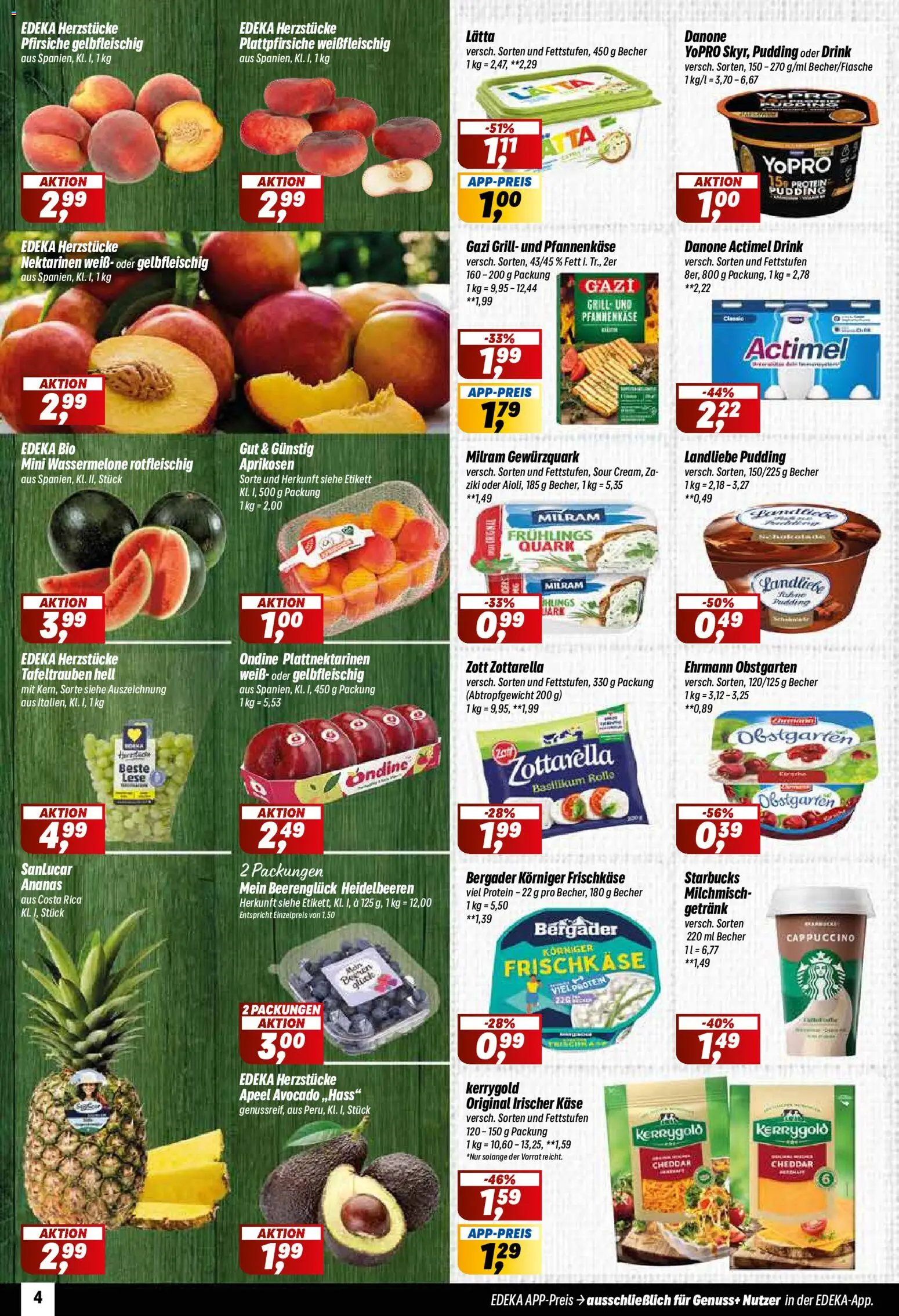 Simmel Prospekt – gültig ab 06.07.2026 | Seite: 4 | Produkte: Starbucks, Ananas, Lätta, Frischkase