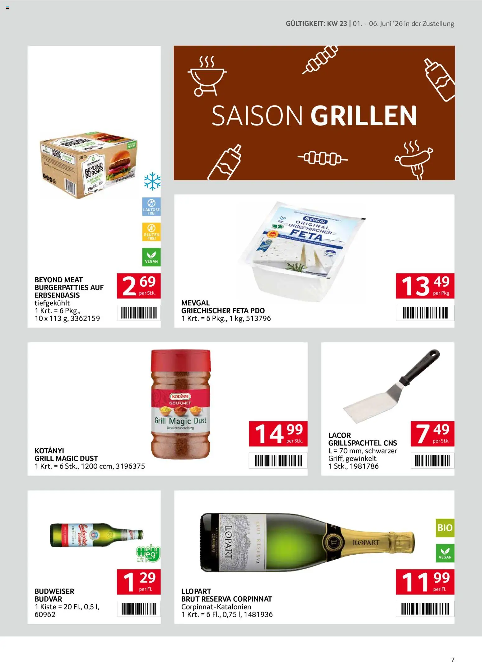Transgourmet Zustellaktion gültig ab 01.06.2026 | Seite: 7 | Produkte: Grill