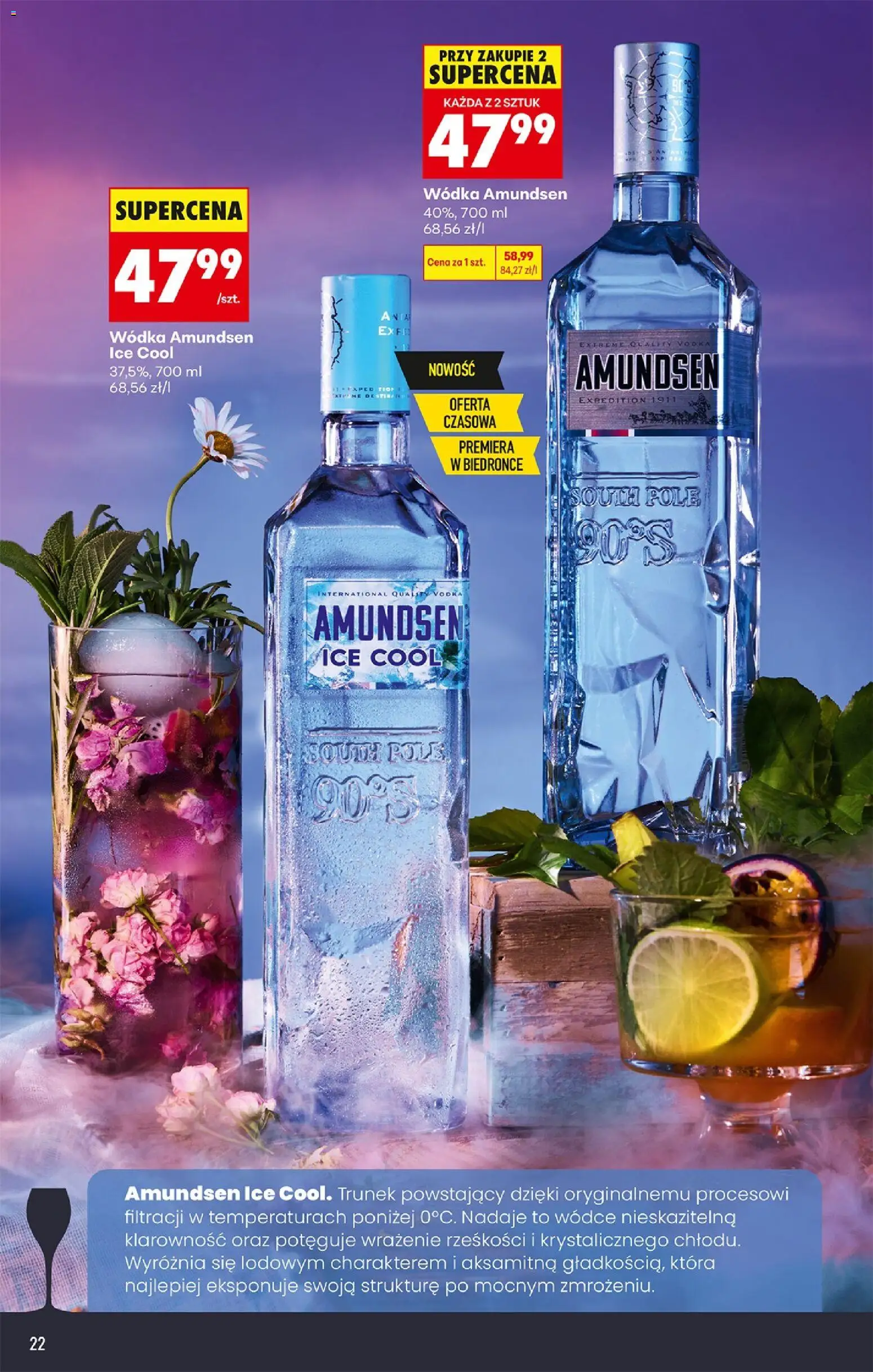 Biedronka Polsko leták - Czas na toast od 04.05.2026 | Strana: 22 | Produkty: Vodka
