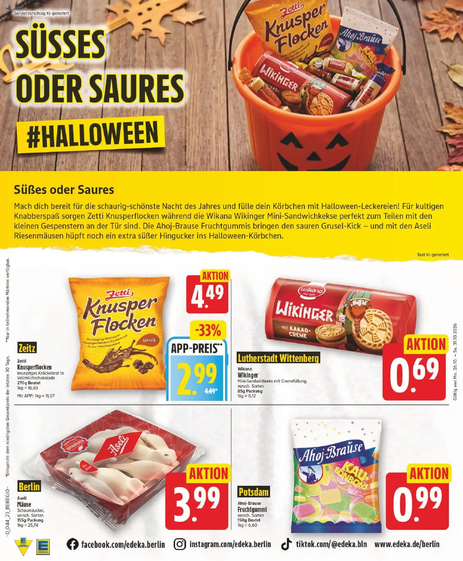 Edeka Prospekt – gültig ab 26.10.2026 | Seite: 23
