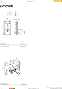 Pré-visualização BricoMarché Catálogo de Inspiração Banho válido de 15/06/2026 | Página: 64 | Produtos: Louça, Louça sanitária, Iluminação