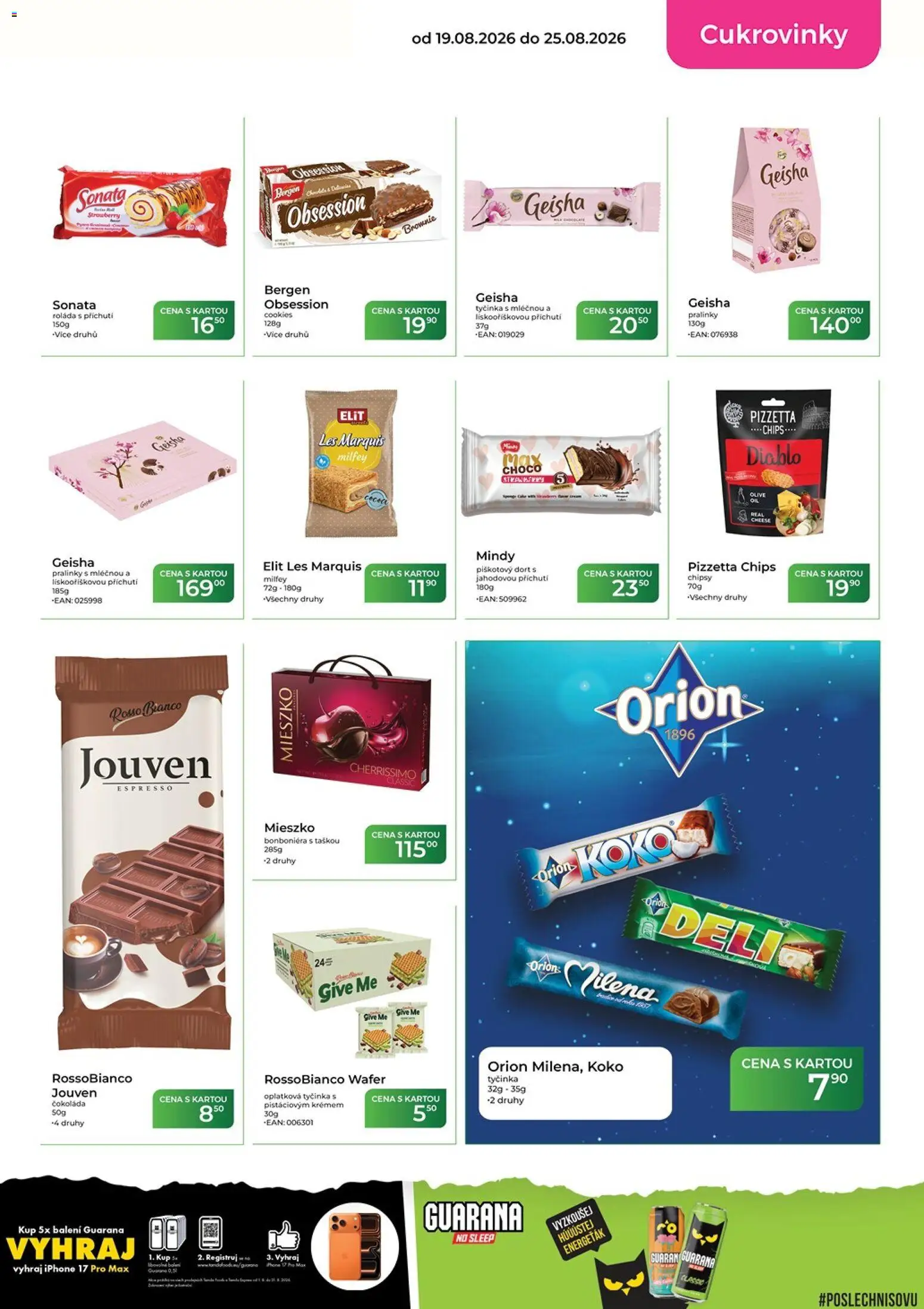 Tamda Foods leták od 19.08.2026 | Strana: 27 | Produkty: Čokoláda, Brownie, Bonboniéra, Cukrovinky