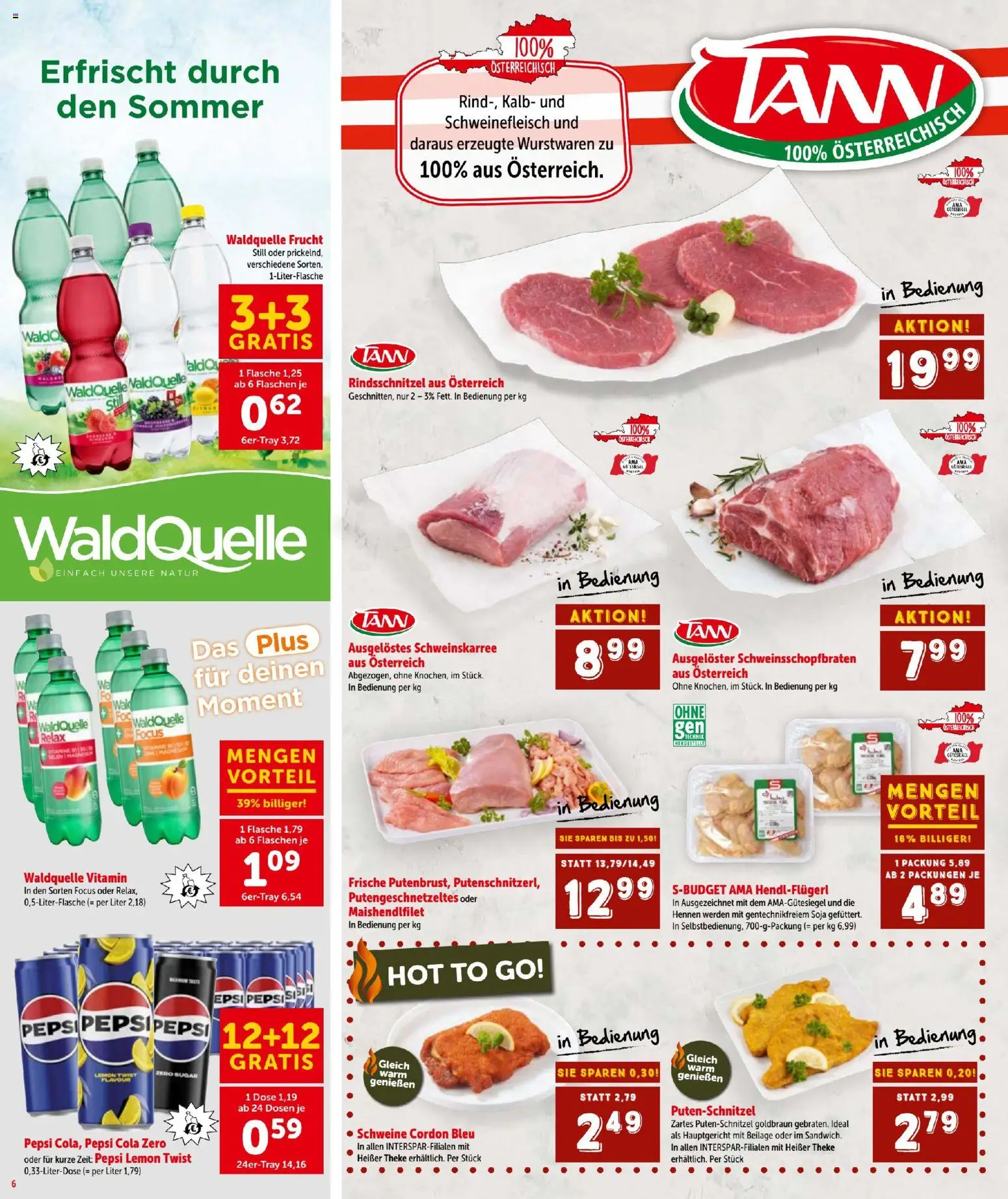 Interspar - Flugblatt gültig ab 30.07.2026 | Seite: 6 | Produkte: Schweinefleisch