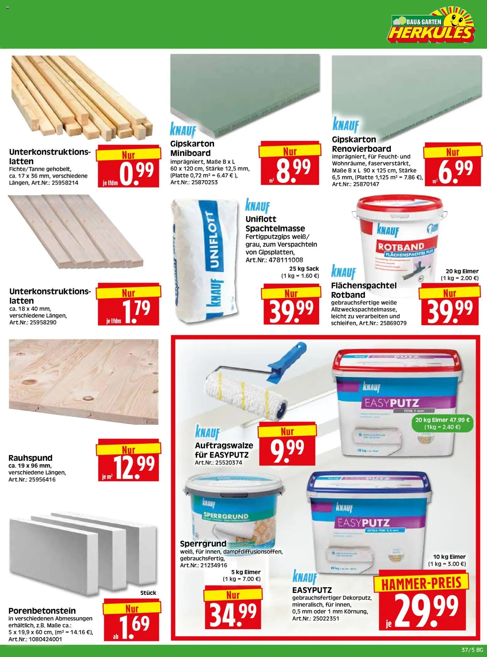 HERKULES Bau & Garten – gültig ab 07.09.2026 | Seite: 5