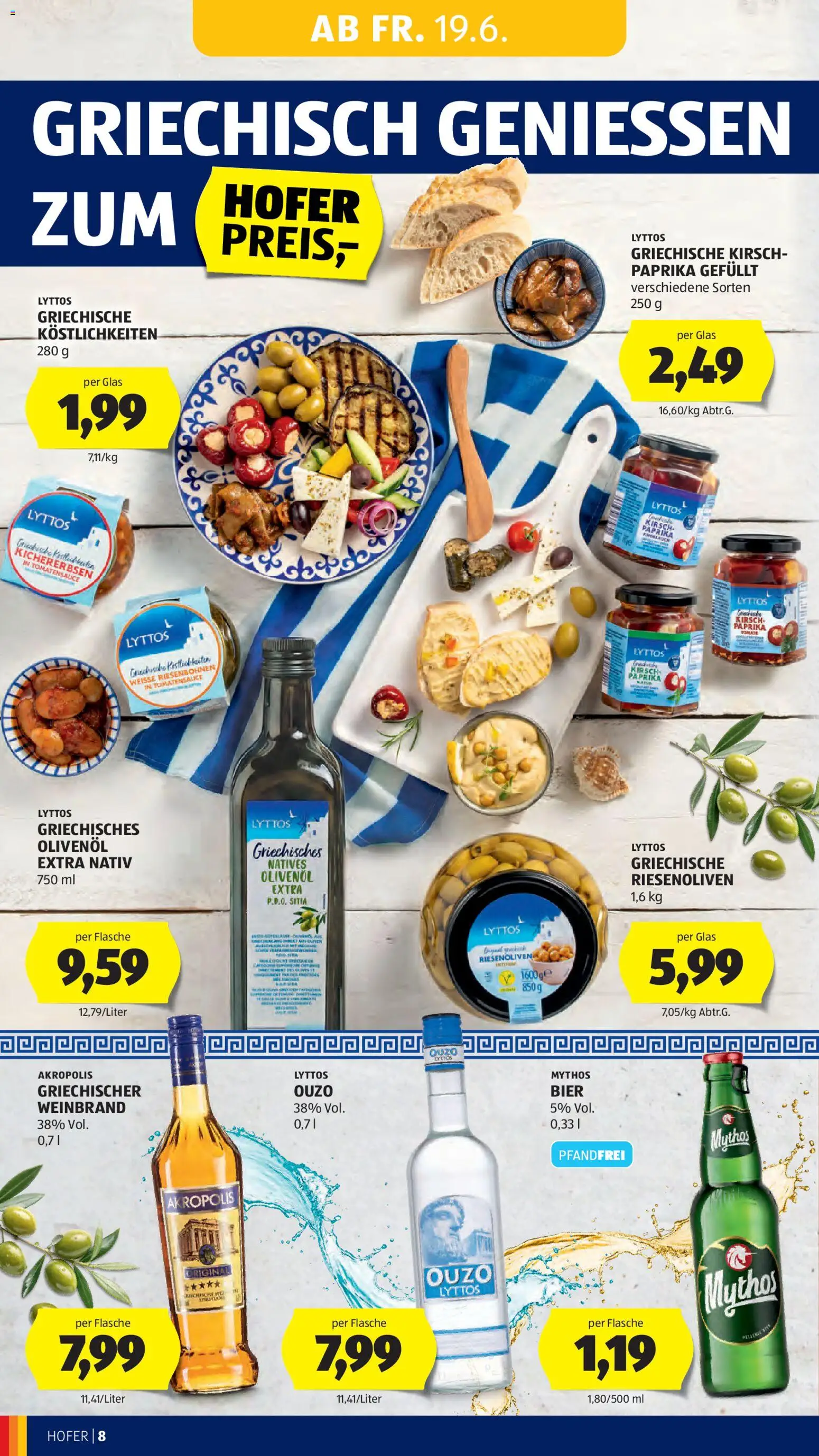 Hofer Flugblatt gültig ab 19.06.2026 | Seite: 12 | Produkte: Bier