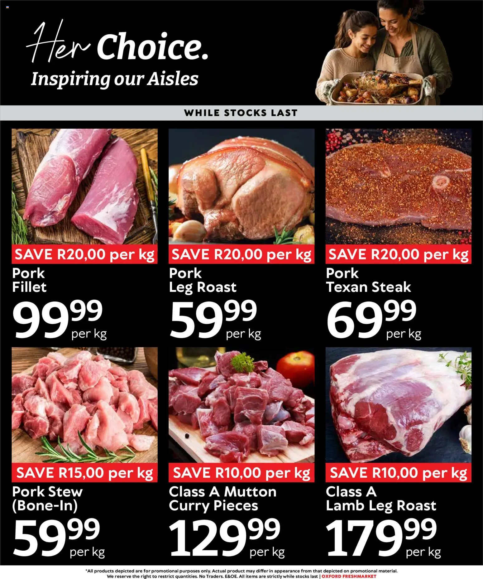 New Oxford Freshmarket catalogue – valid from 05/08/2026 | Page: 3 | Products: Steak, Pork