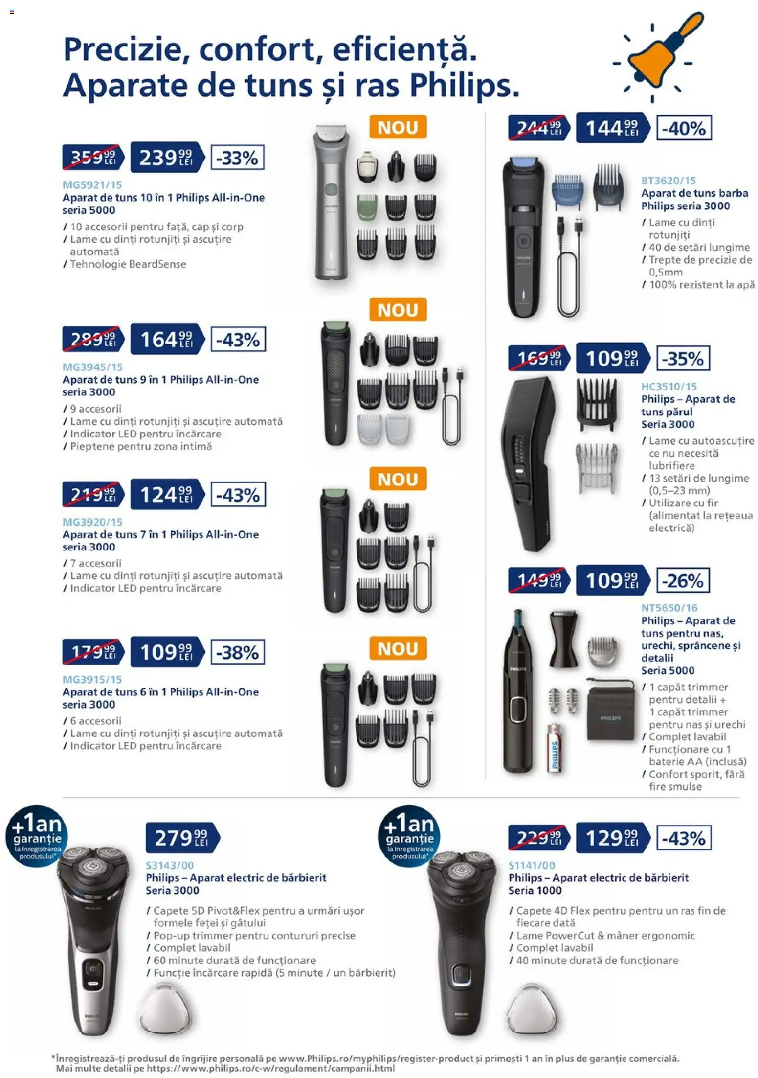 Noul catalog Carrefour – valabil de la 19.08.2026 | Pagină: 18 | Produse: Philips, Electrică, Pieptene, Apă