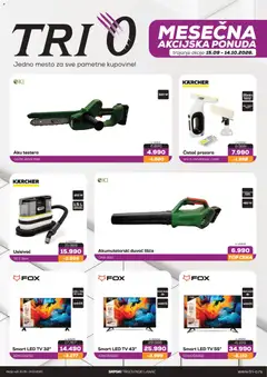 Tri O katalog - pregled Tri O kataloga - važi od 15.09.2026