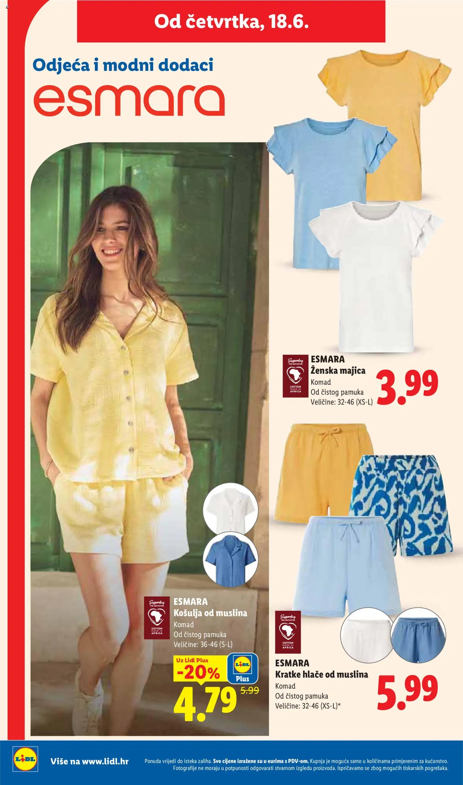 Lidl katalog | vrijedi od 15.06.2026 | Stranica: 42 | Proizvodi: Odjeća, Košulja, Hlače, Kratke hlače