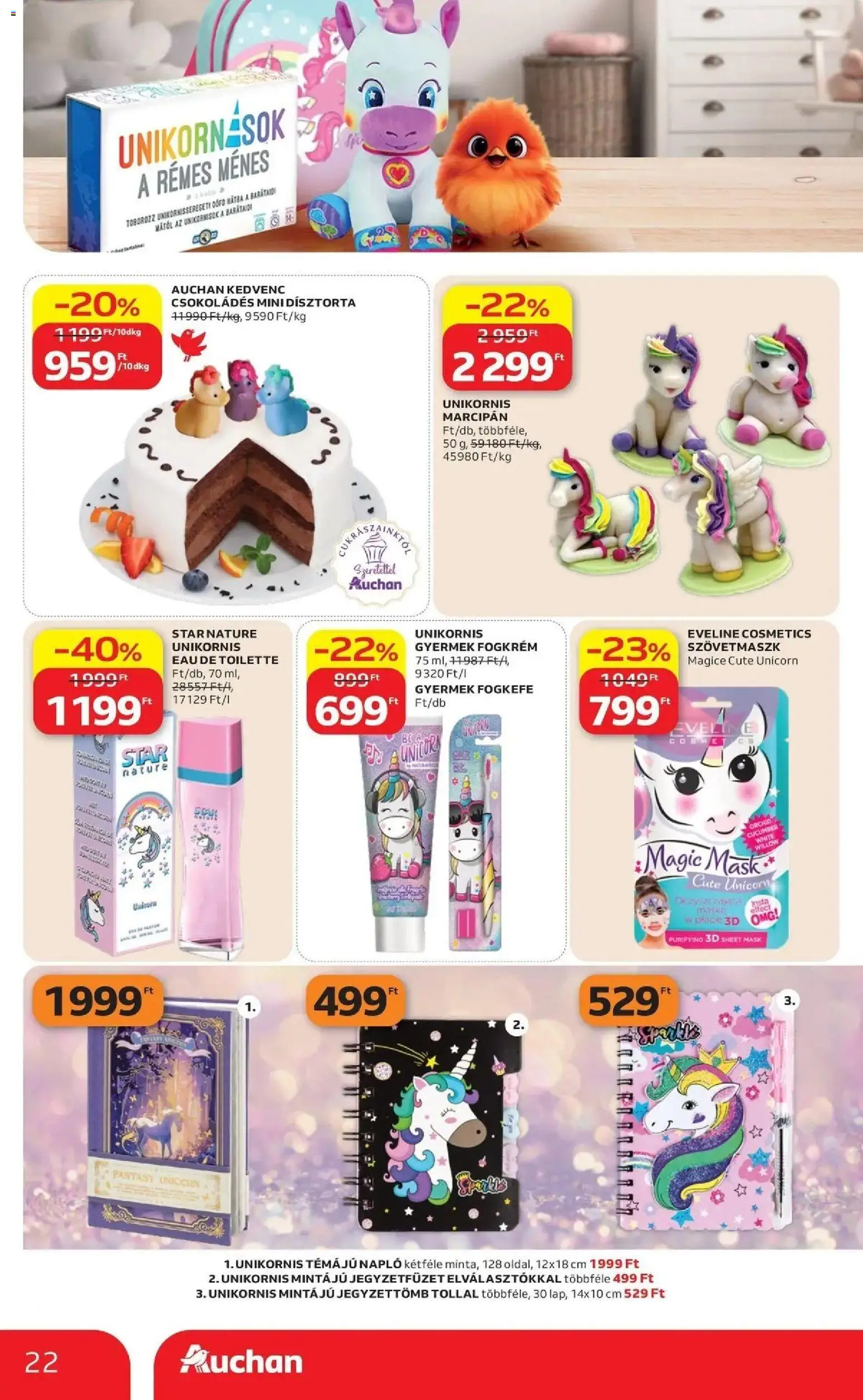 Auchan akciós ujság - amely érvényes a következő dátumtól: 09.04.2026 | Oldal: 22 | Termékek: Marcipan, Fogkrém, Fogkefe