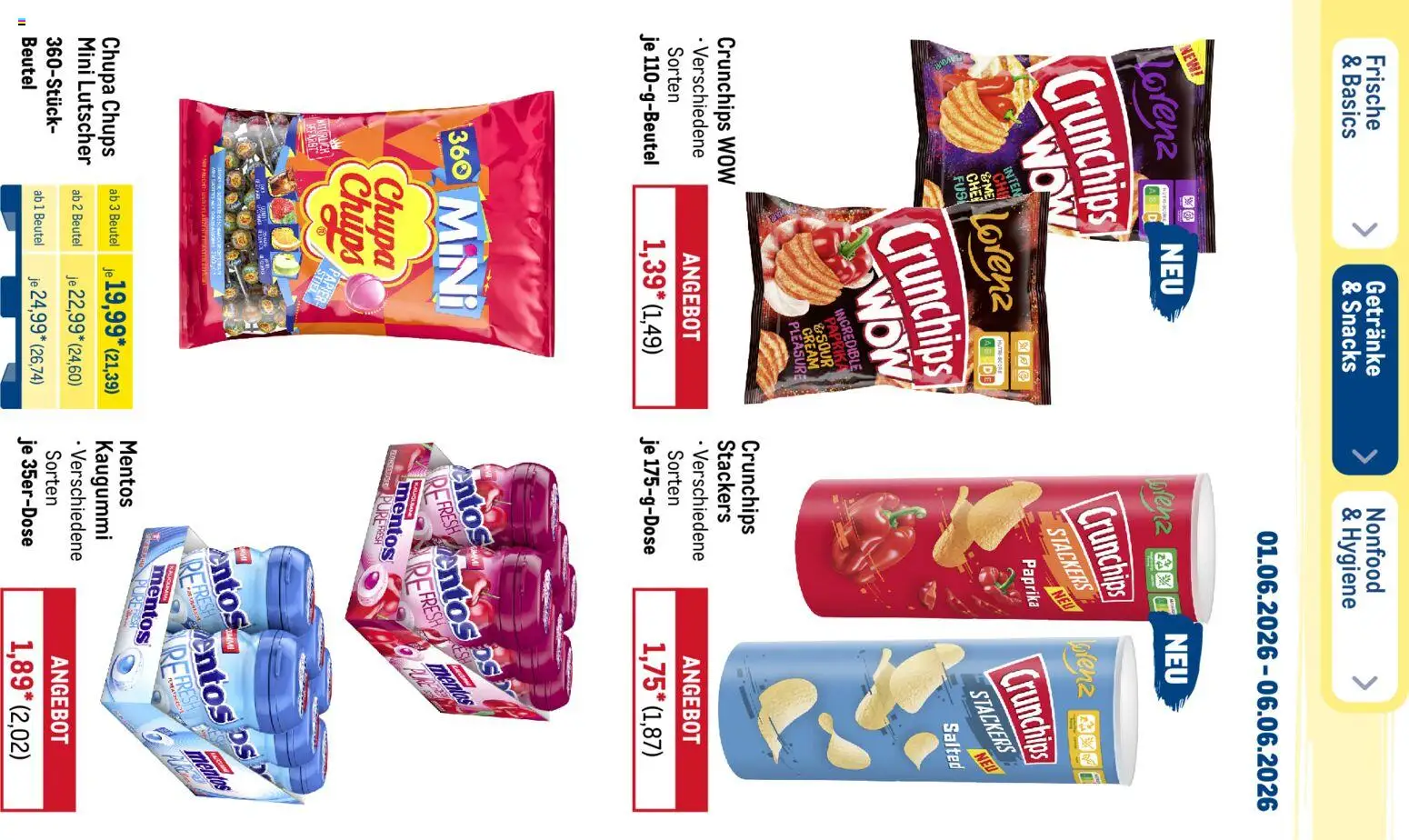 Metro Prospekt – gültig ab 01.06.2026 | Seite: 25 | Produkte: Paprika, Lorenz crunchips