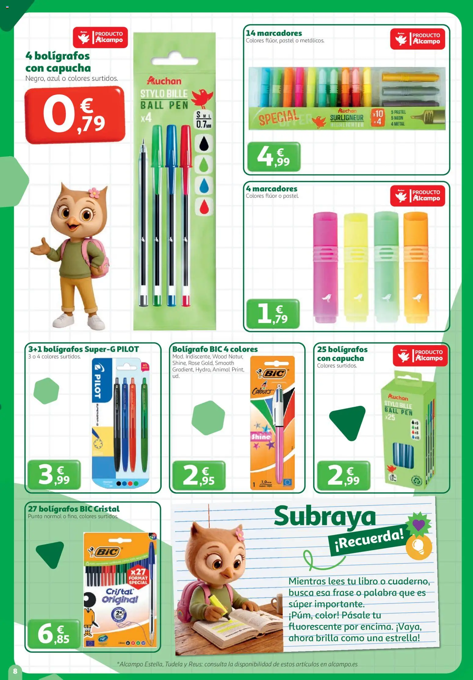 Alcampo - Superstore Nacional │ válido desde el 27/08/2026 | Página: 8