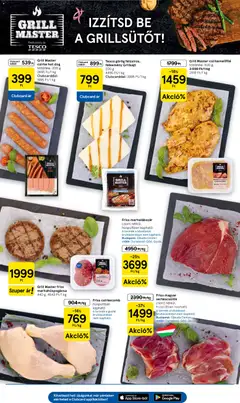 Tesco aktuális akciós újság - amely érvényes a következő dátumtól: 2026.07.23. | Oldal: 3 | Termékek: Marhalábszár, Hot dog, Sertéscsülök, Grill