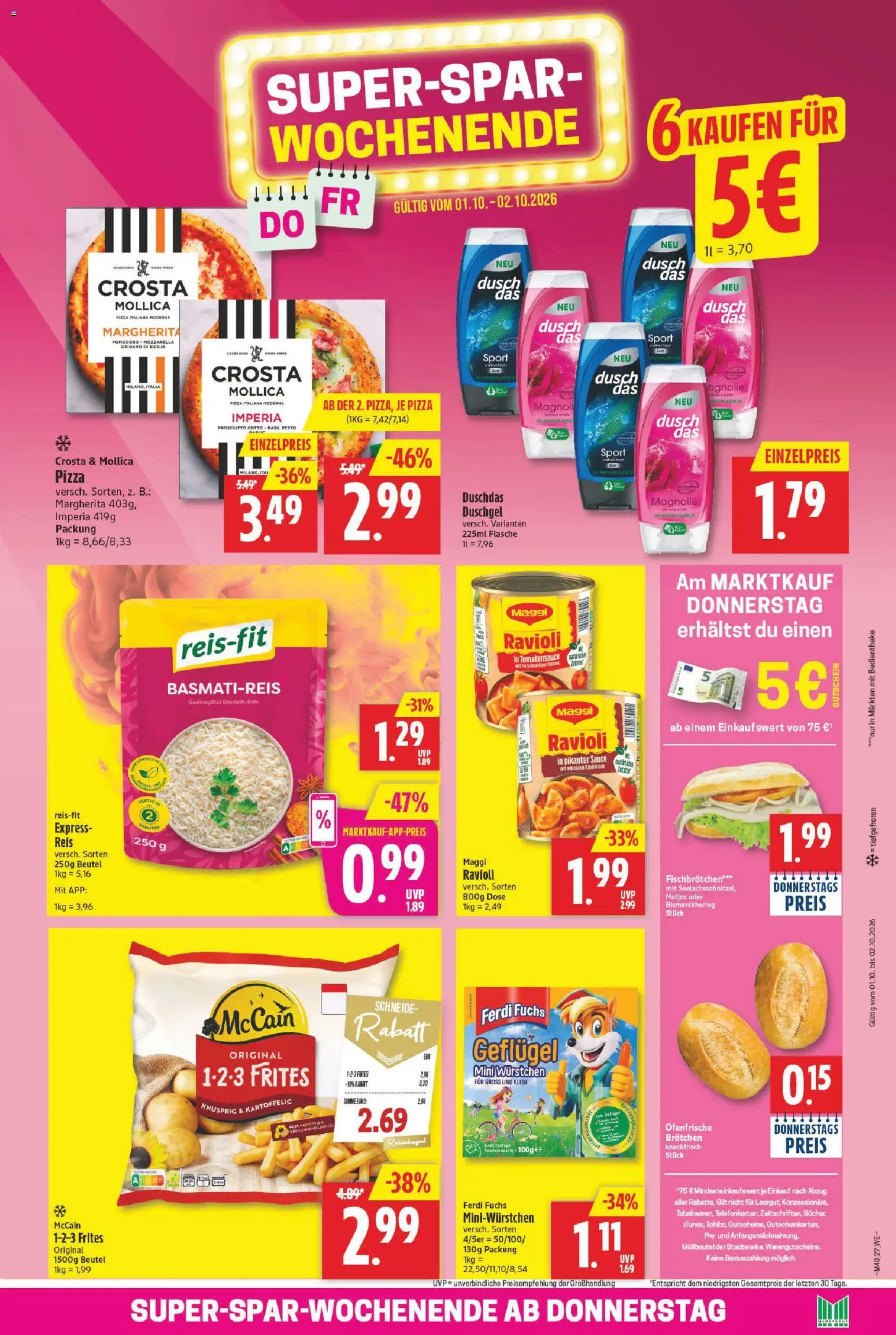 Marktkauf Prospekt – gültig ab 28.09.2026 | Seite: 27 | Produkte: Basmatireis, Maggi, Mozzarella, Reis