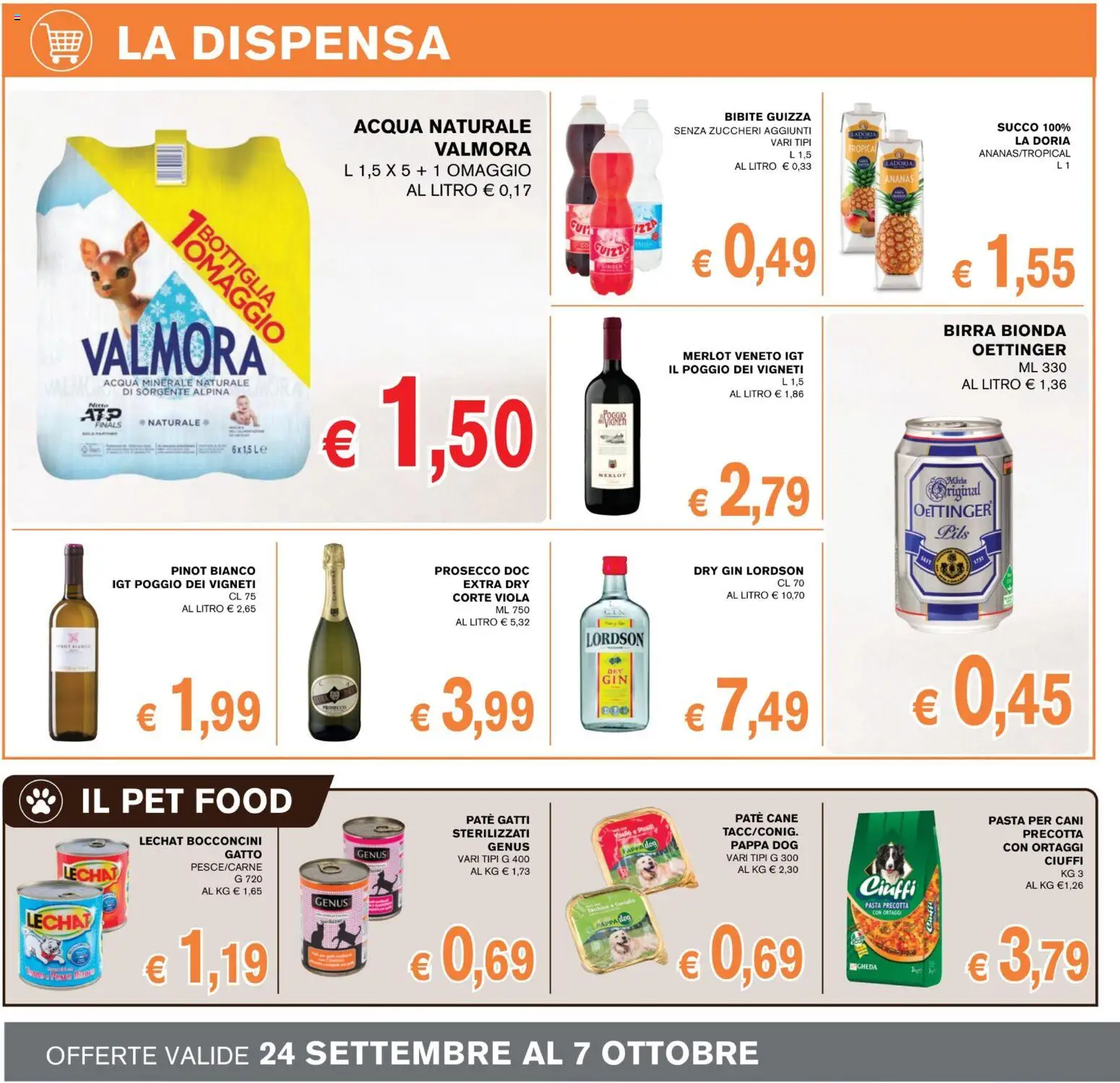 Volantino Coal del 24/09/2026 | Pagina: 10 | Prodotti: Paté, Acqua, Ananas, Acqua naturale