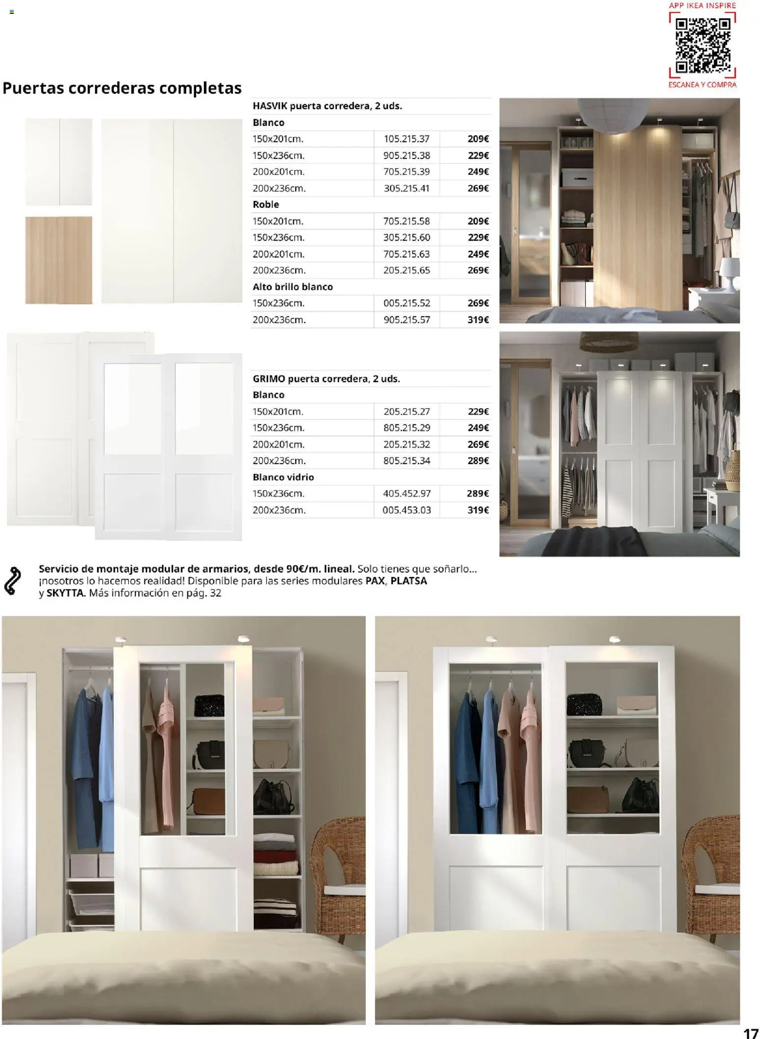 IKEA - Pax │ válido desde el 01/09/2026 | Página: 17 | Productos: Puertas