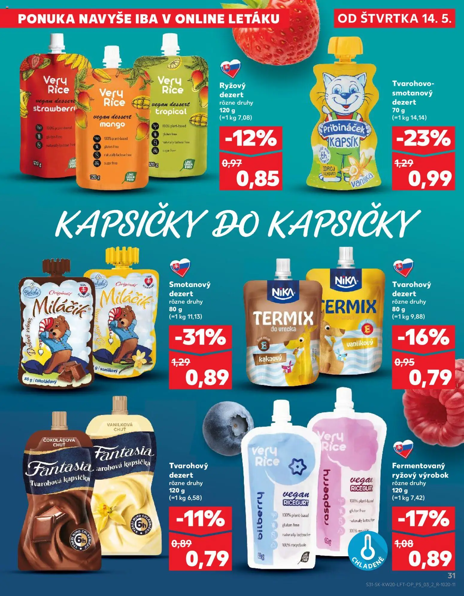 Nové Kaufland akcie – leták je platný od 14.05.2026 | Strana: 31