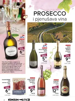 Konzum HR Tematski katalog Vinoteka - amely érvényes a következő dátumtól: 2026.10.12. | Oldal: 2 | Termékek: Martini, Prosecco, Rosé