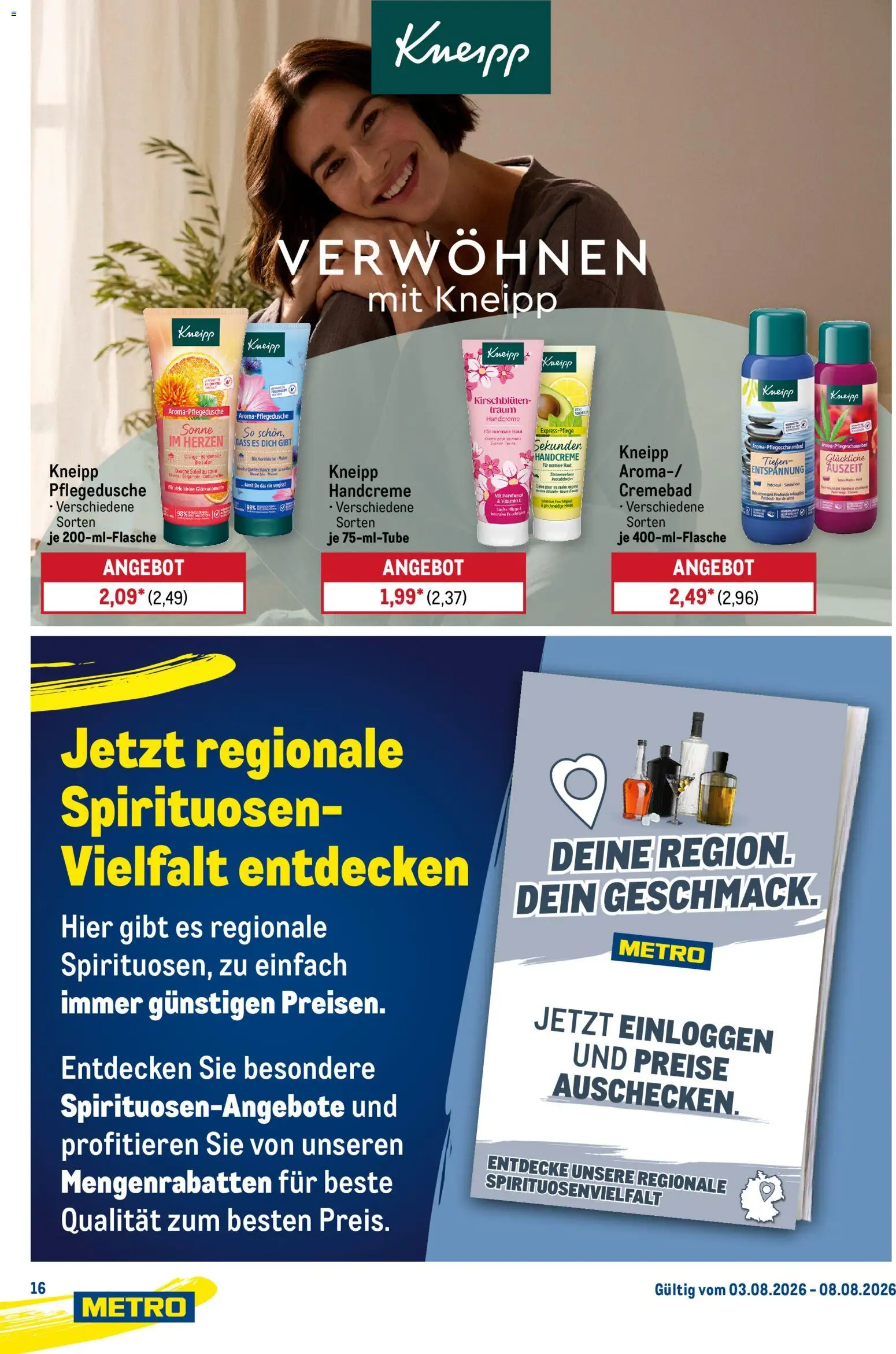 Metro Starke Marken – gültig ab 03.08.2026 | Seite: 16 | Produkte: Mars, Handcreme