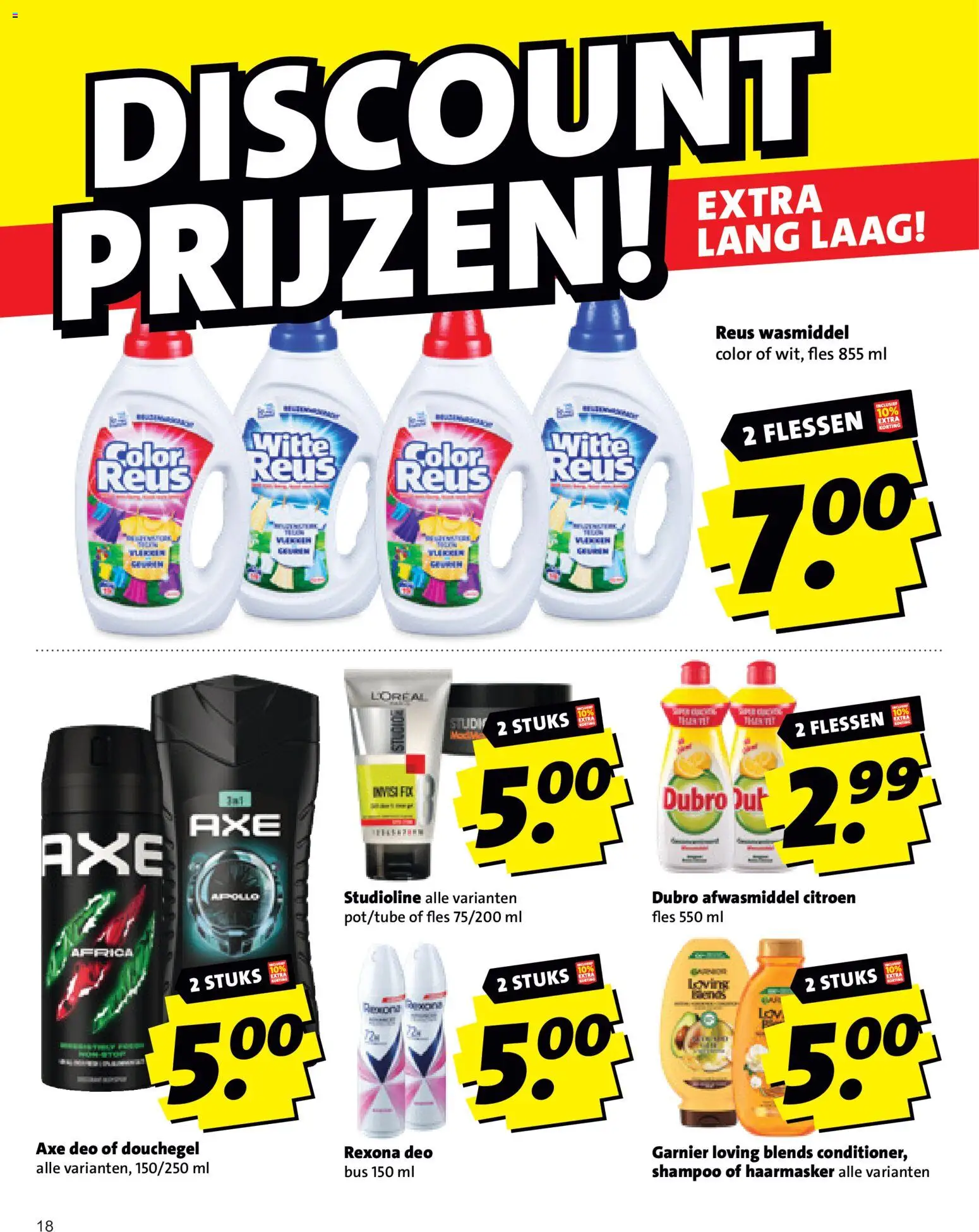 {H1} | Pagina: 18 | Producten: Wasmiddel, Citroen, Fles, Shampoo