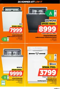 Power erbjudanden - Förhandsvisning av reklamblad från butik Power aktuell från 01.06.2026 | Sida: 61 | Produkter: Diskmaskin, Kuvert