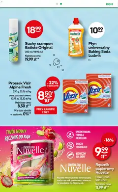 Pogląd oferty "Żabka gazetka" - ważna od 23.09.2026 | Strona: 81 | Produkty: Szampon, Ręcznik papierowy, Woda, Suchy szampon