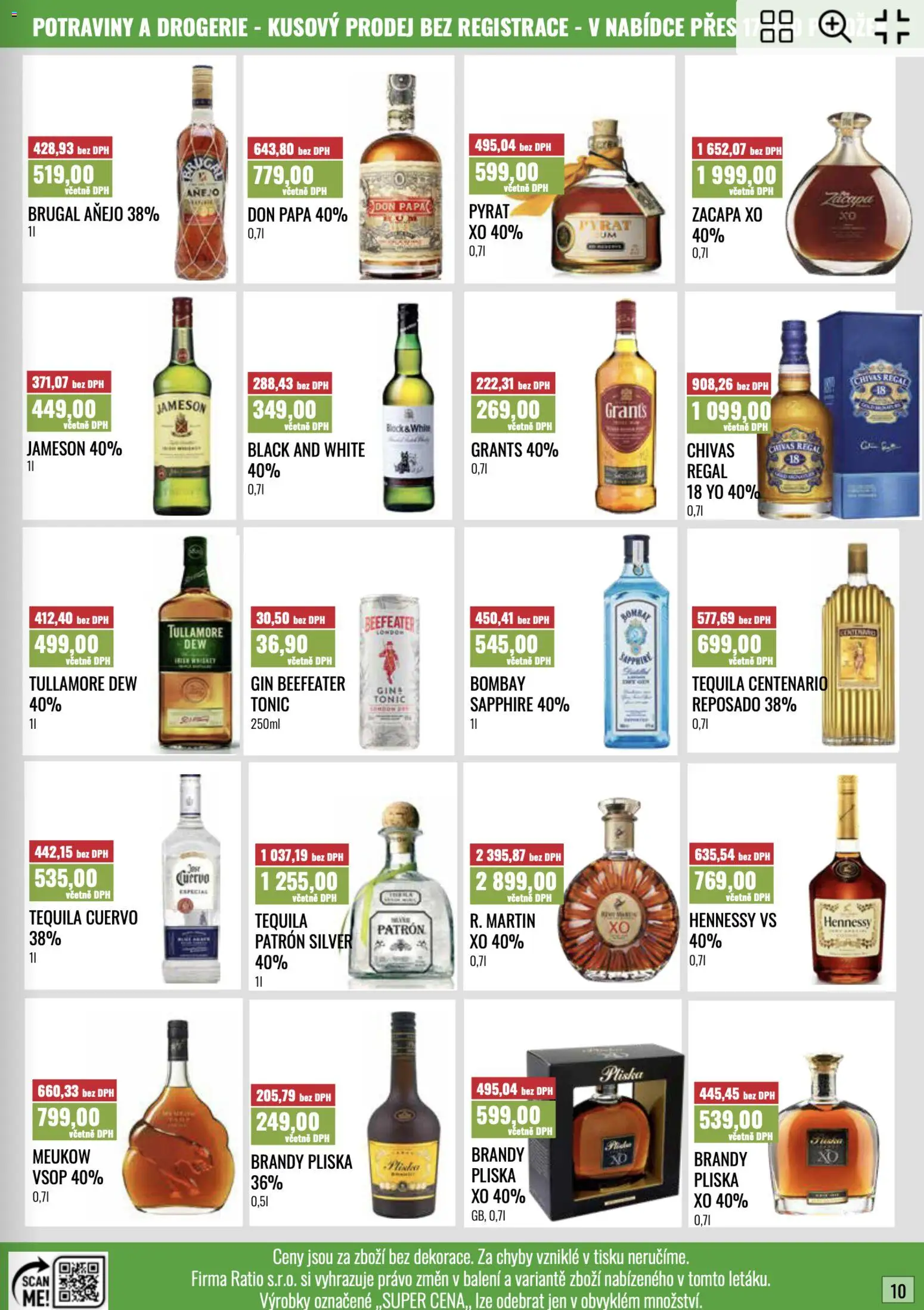 Ratio leták od 01.10.2026 | Strana: 11 | Produkty: Jameson, Brandy, Regál, Don papa