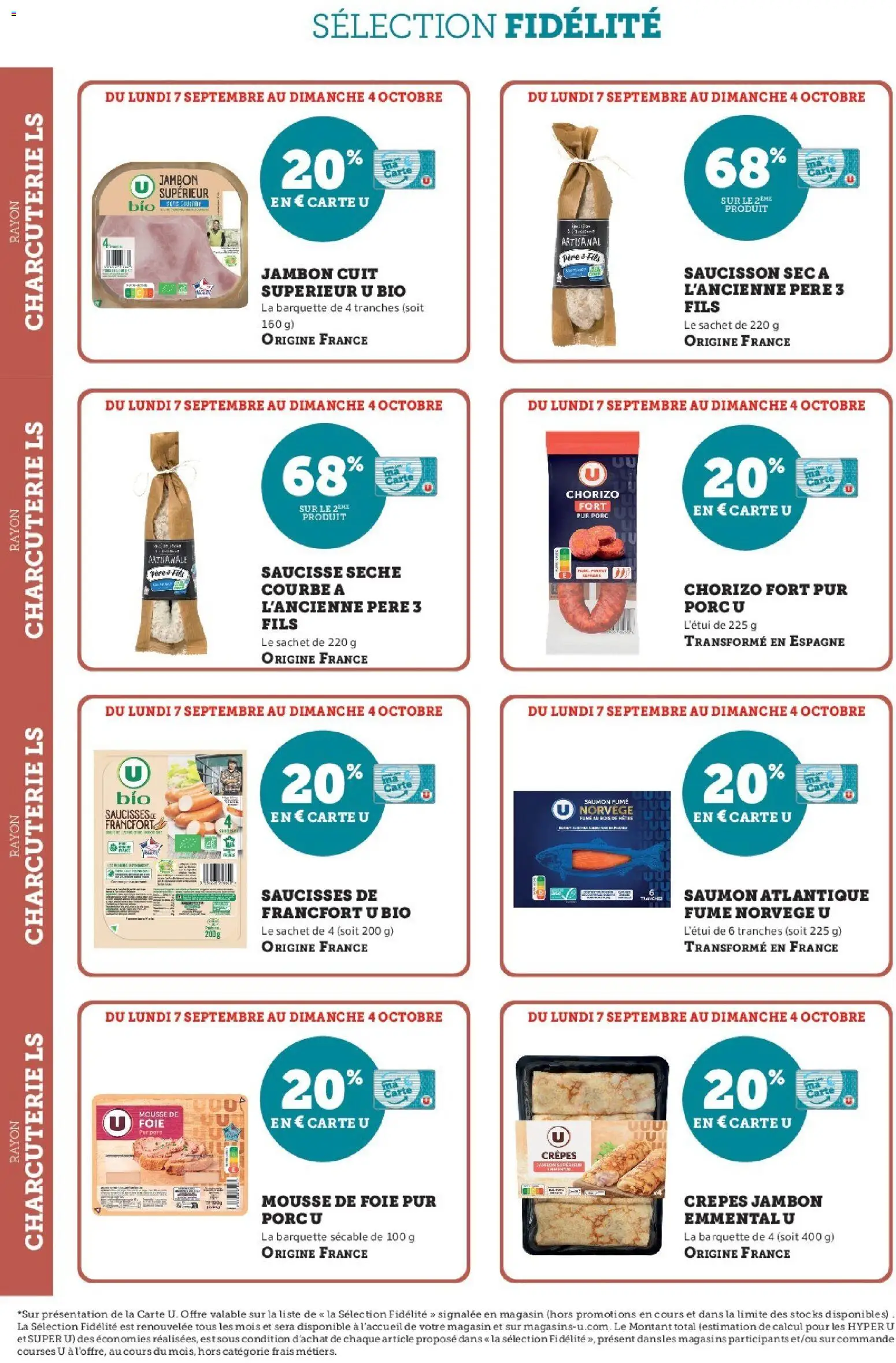 {H1} | Page: 2 | Produits: Crêpes, Mousse, Saucisses, Saucisse