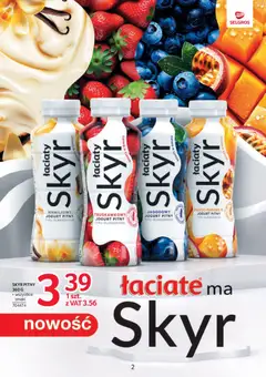 Pogląd oferty "Selgros cash&carry gazetka - Markowe produkty" - ważna od 18.06.2026 | Strona: 2 | Produkty: Skyr waniliowy, Jogurt pitny, Jogurt, Skyr