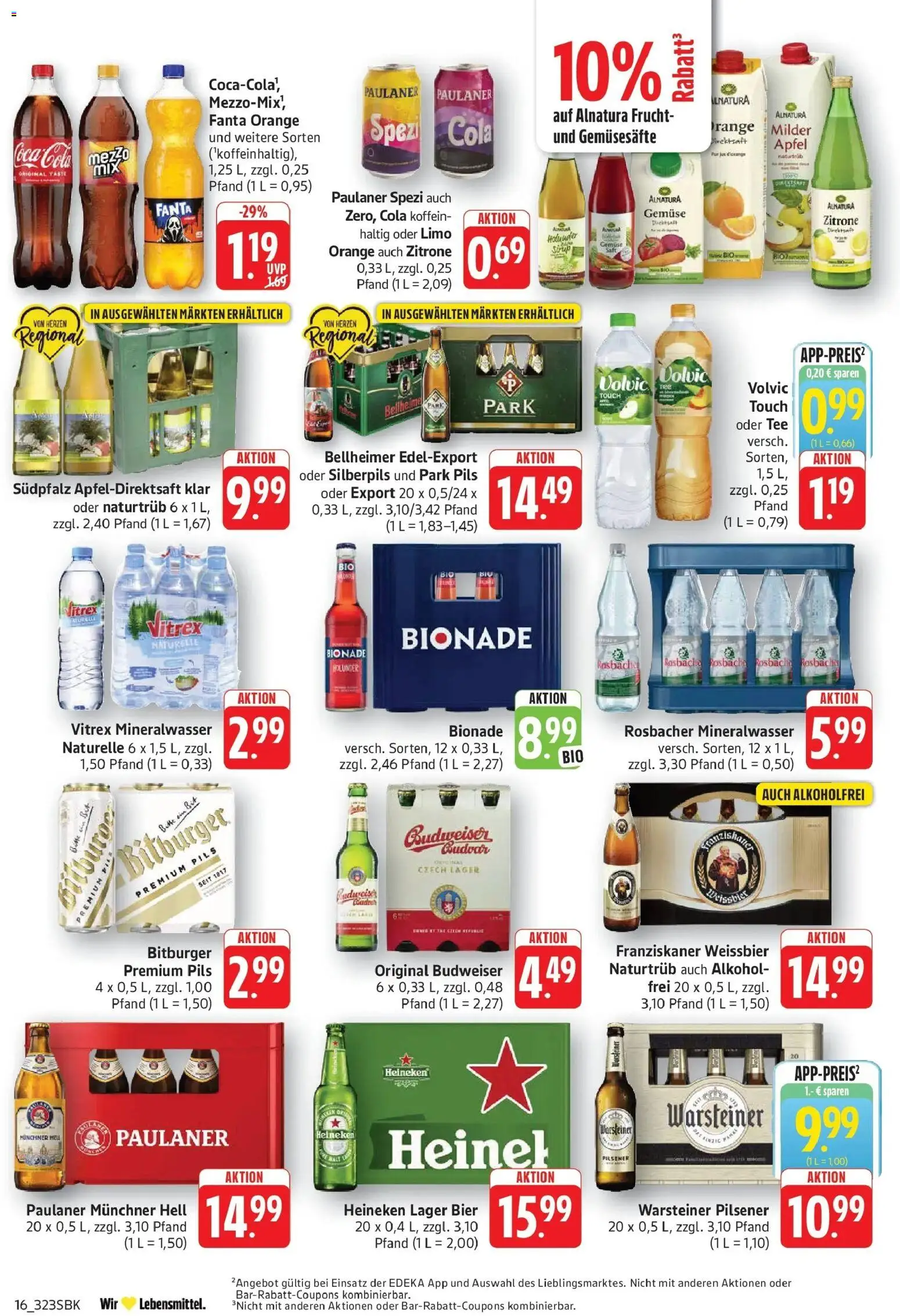 Edeka Prospekt Bad Bergzabern (ab 26.10.2026) » Angebote Online | Seite: 24 | Produkte: Pils, Heineken, Saft, Paulaner
