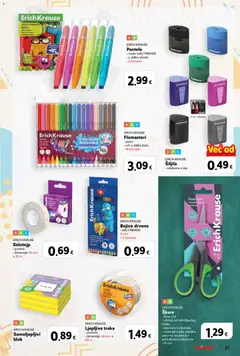 ERICH KRAUSE Škare, Easy Cut, oštrice od nehrđajućeg čelika, otporane na koroziju, materijal ručke: plastika otporna na udarce i protukliznim umetcima, 15 cm - Pregled kataloga iz trgovine Plodine, vrijedi od 13.08.2026 | Stranica: 21