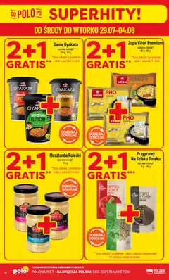 Pogląd oferty "POLOmarket gazetka" - ważna od 29.07.2026 | Strona: 6 | Produkty: Papryka, Musztarda, Przyprawy, Pieprz
