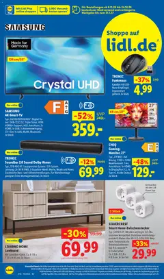 Náhled letáku Lidl Německo leták od 09.11.2026 | Strana: 28 | Produkty: Telefon, Samsung, USB, Soundbar