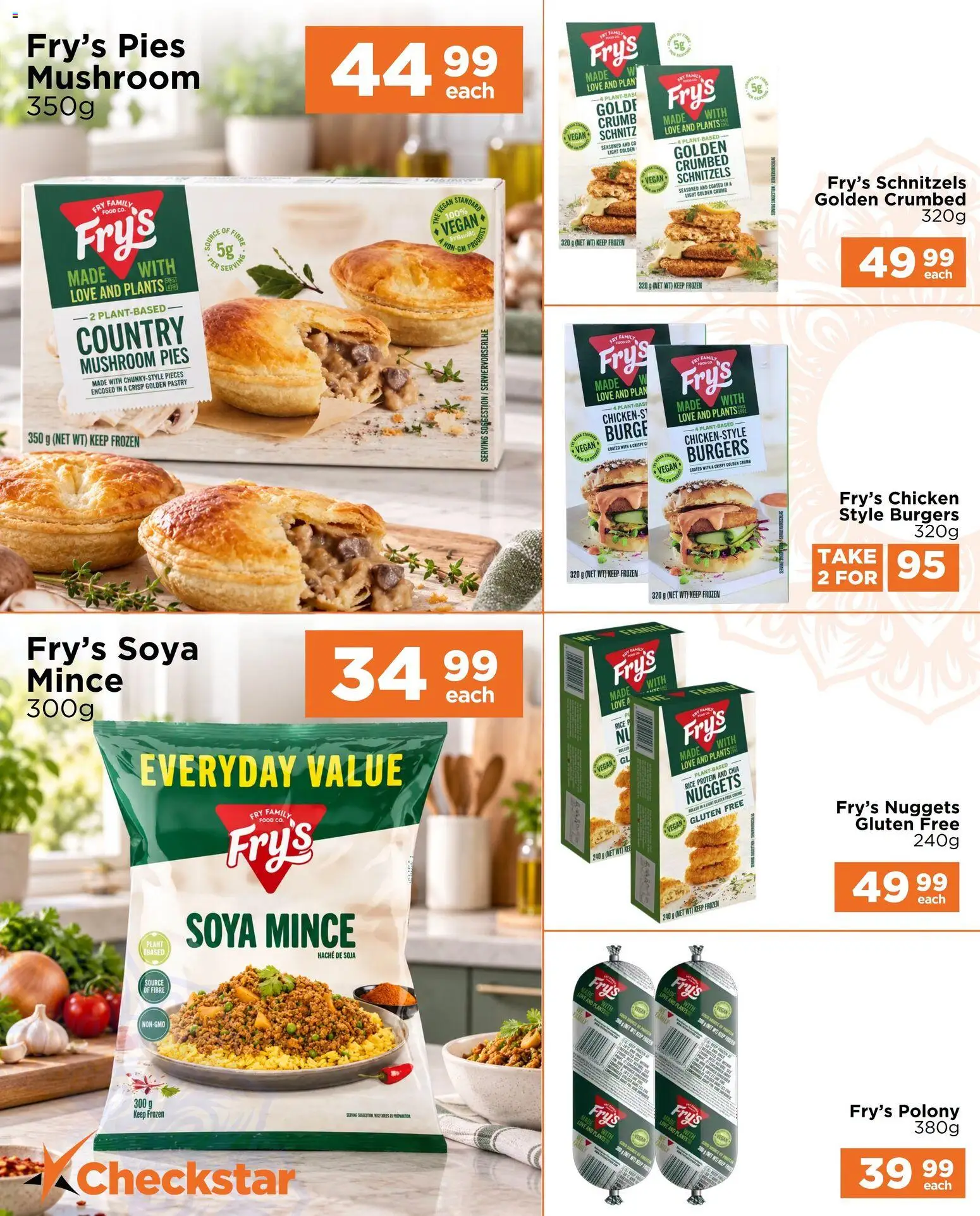 New Check Star catalogue – valid from 09/09/2026 | Page: 3 | Products: Light, Rice, Burgers, Soya mince